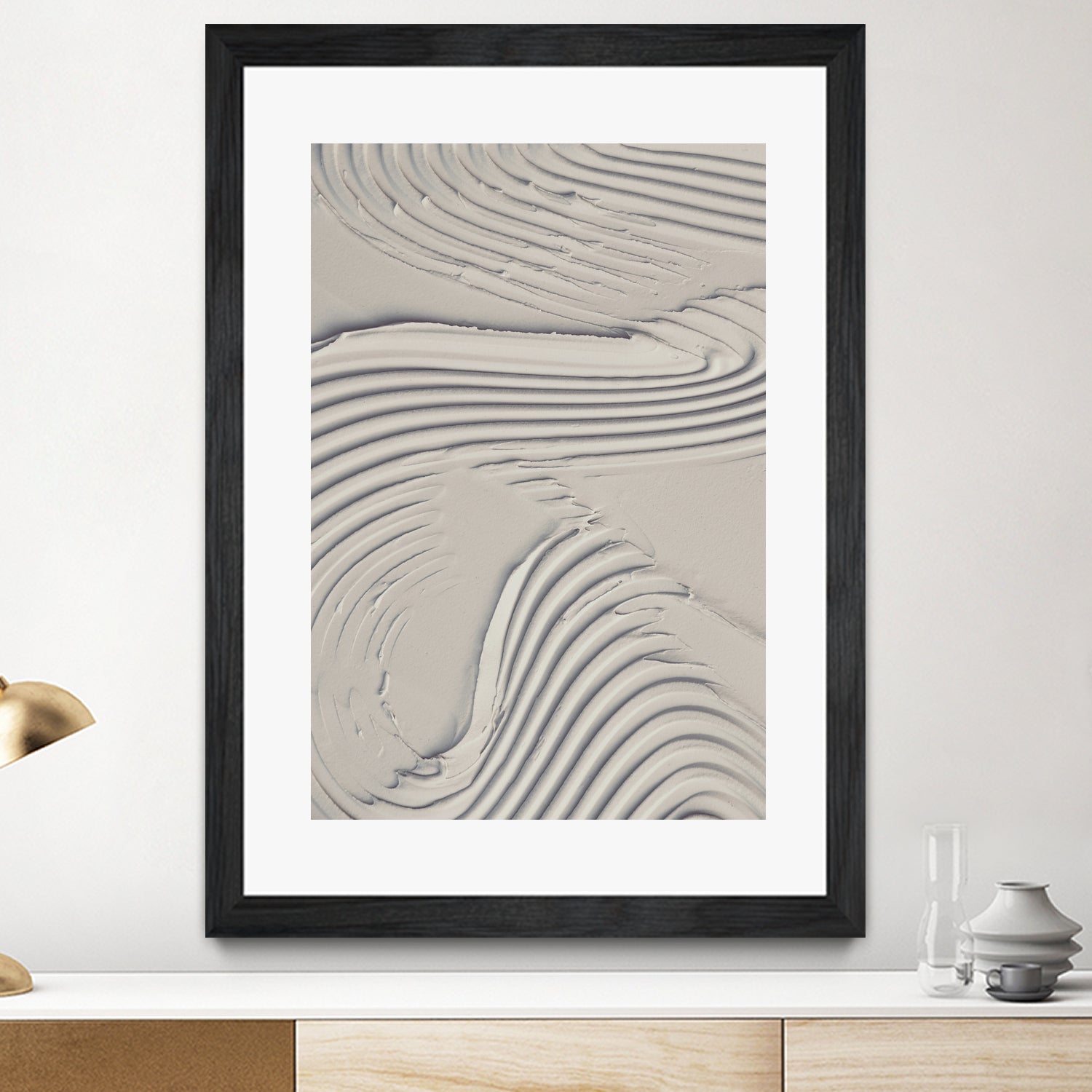 Mud Texture 14 Beige by Pictufy on GIANT ART - photography abstract