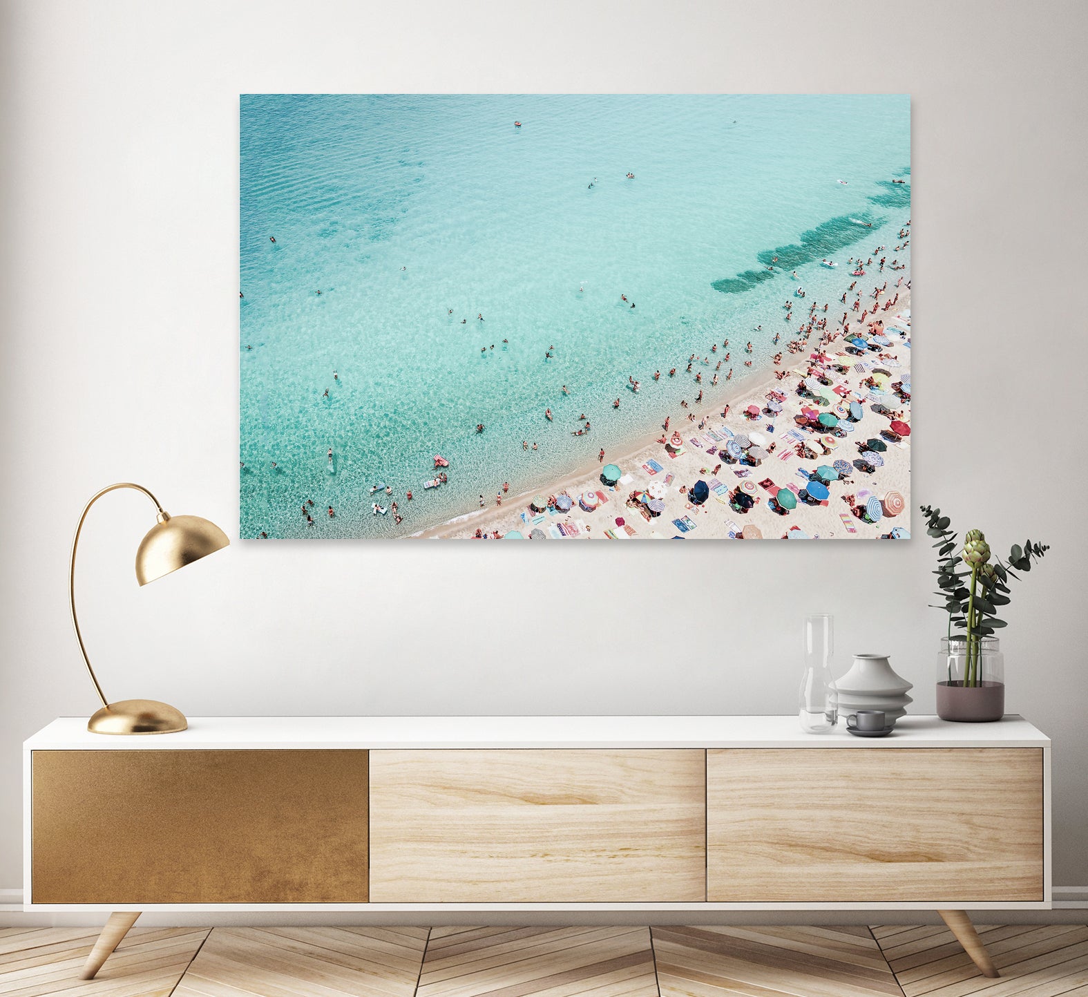 Busy Beach by Kathrin on GIANT ART - photography water