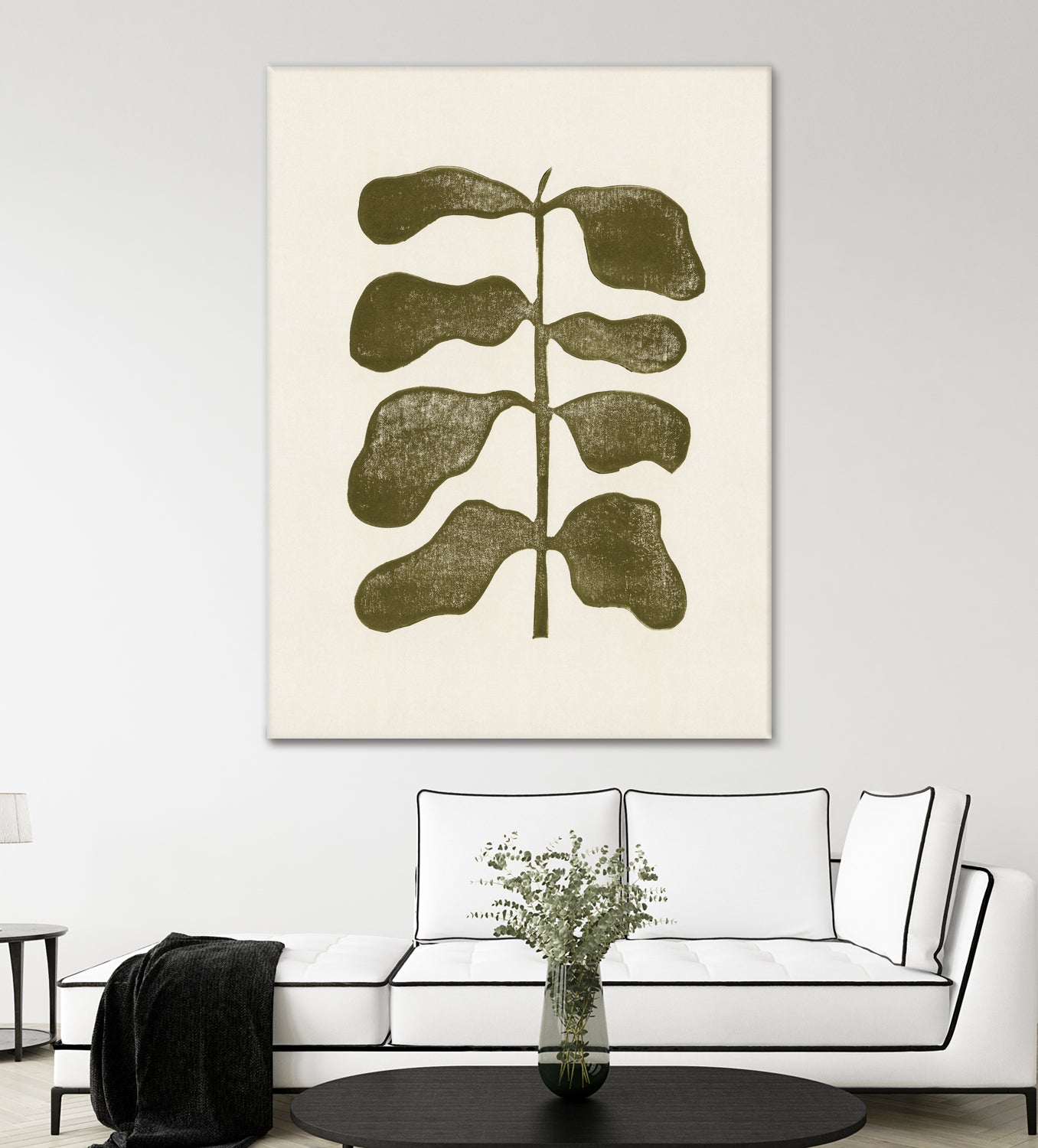 Linocut Plant by Alisa Galitsyna on GIANT ART - 7143 illustration