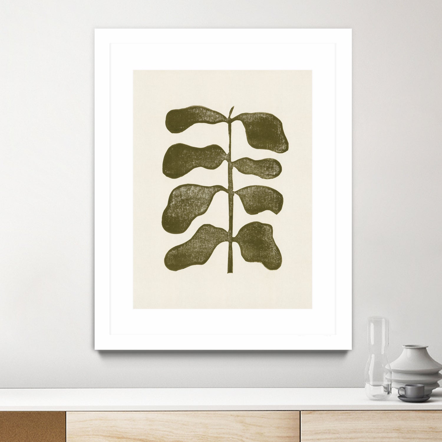 Linocut Plant by Alisa Galitsyna on GIANT ART - 7143 illustration