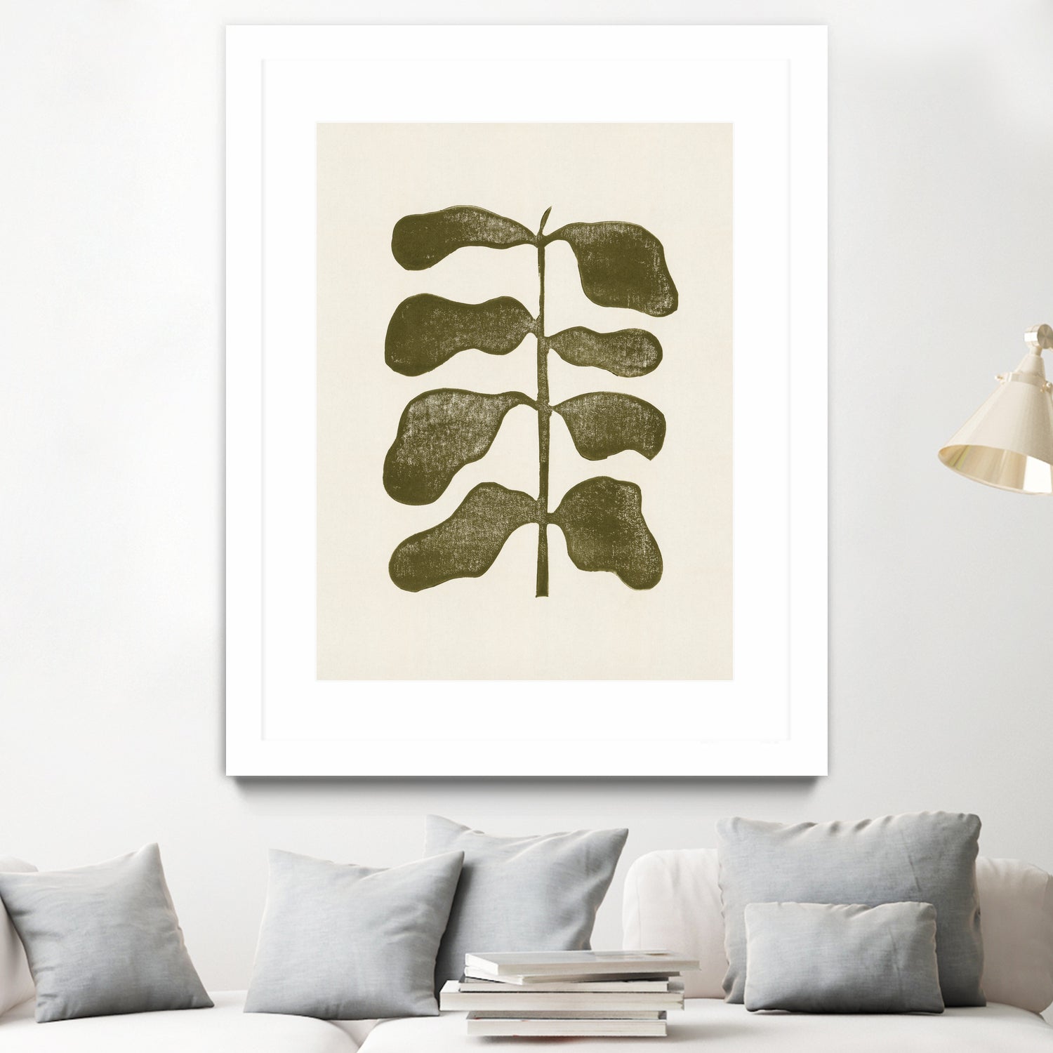 Linocut Plant by Alisa Galitsyna on GIANT ART - 7143 illustration