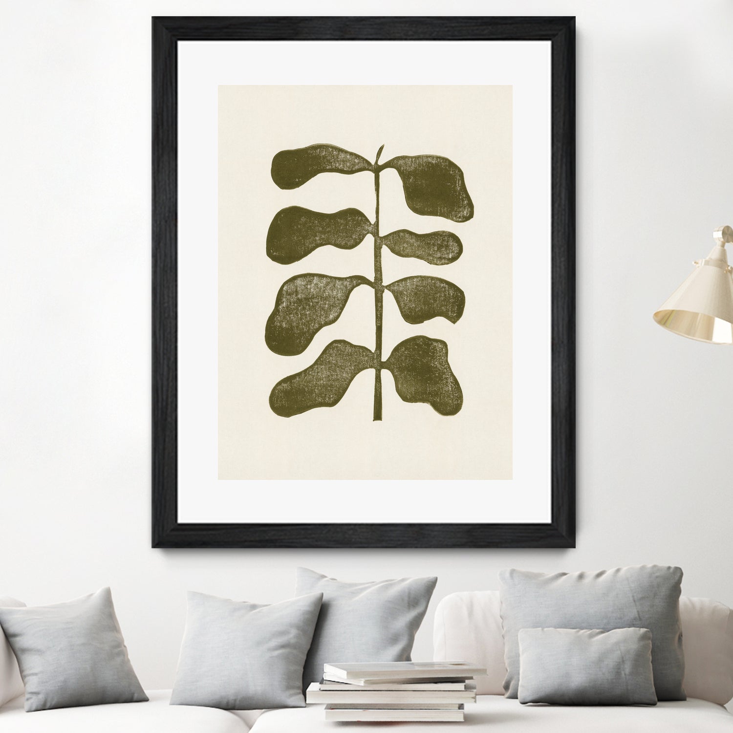 Linocut Plant by Alisa Galitsyna on GIANT ART - 7143 illustration