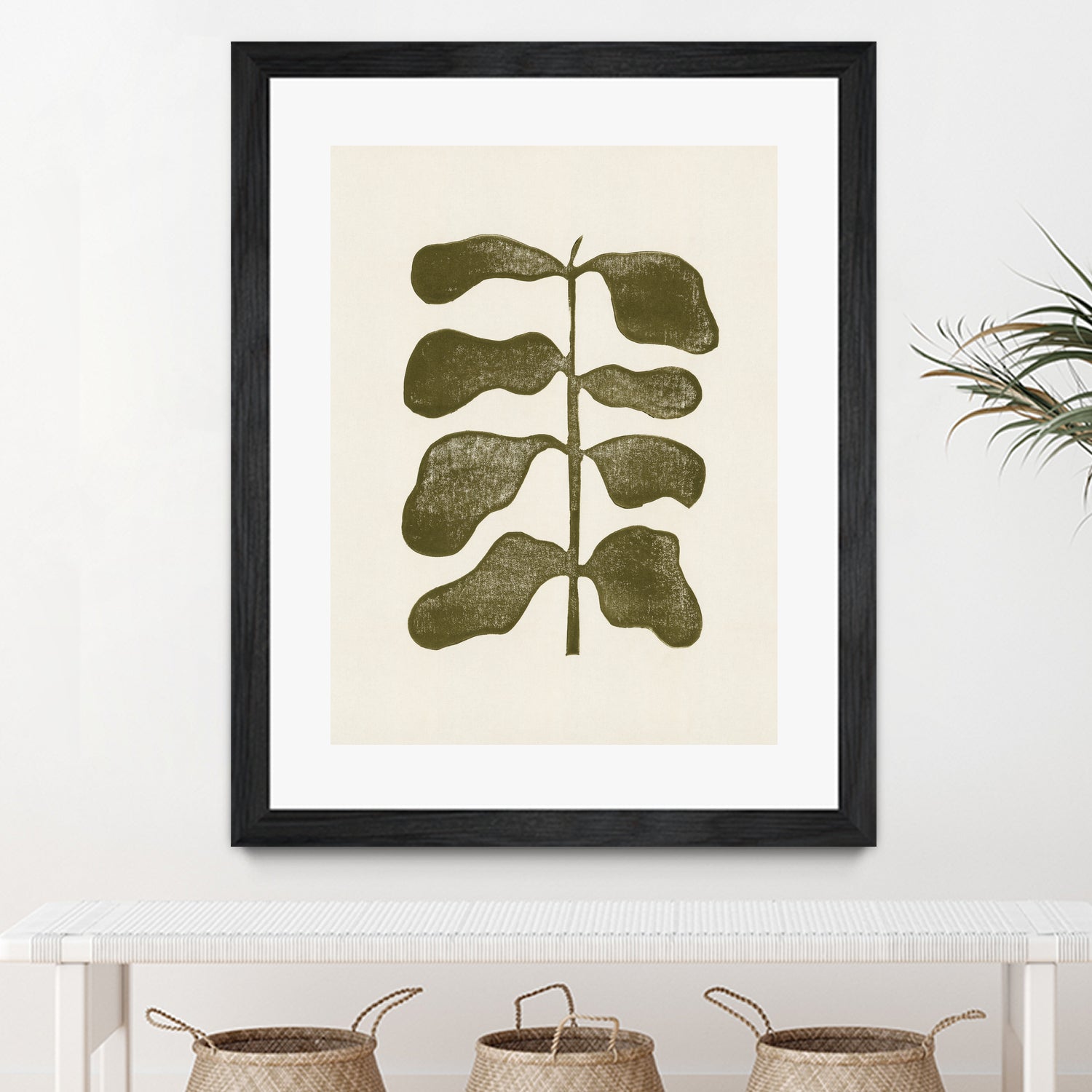 Linocut Plant by Alisa Galitsyna on GIANT ART - 7143 illustration