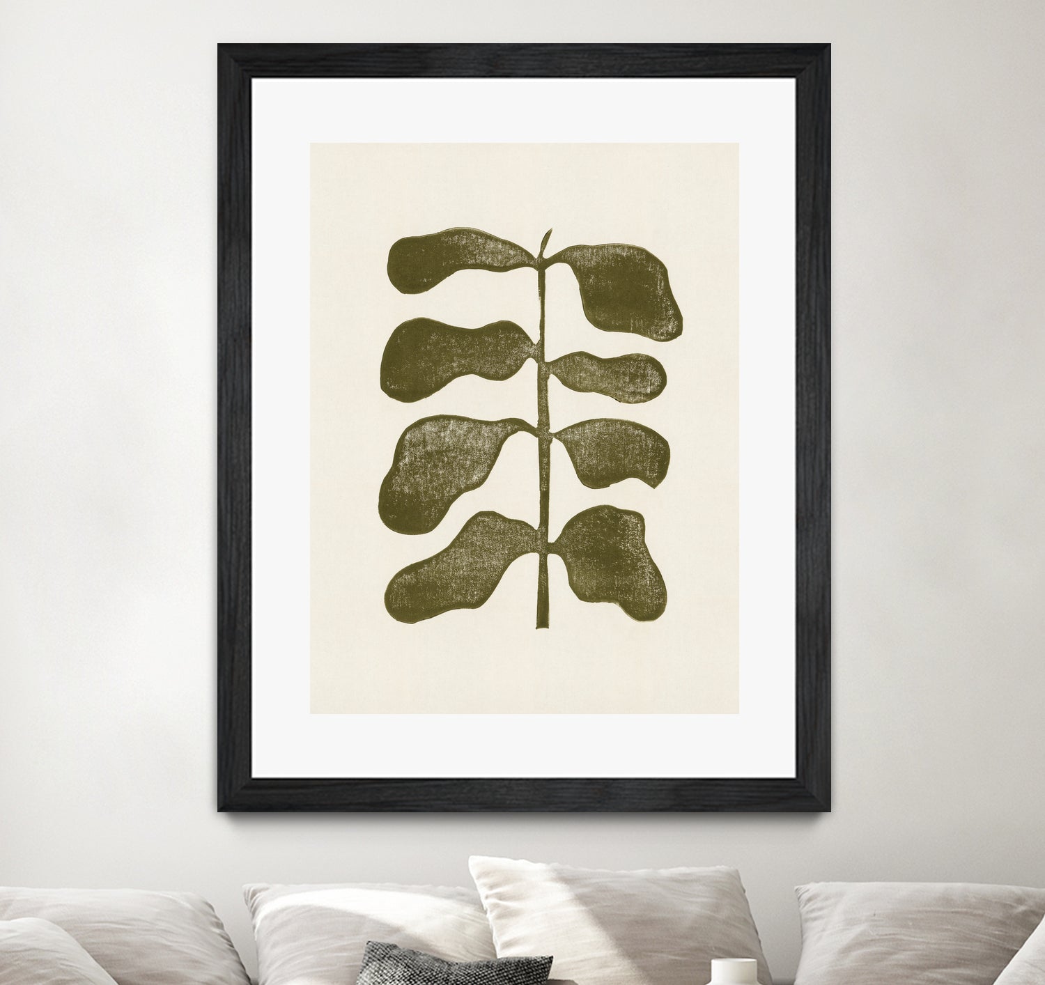 Linocut Plant by Alisa Galitsyna on GIANT ART - 7143 illustration