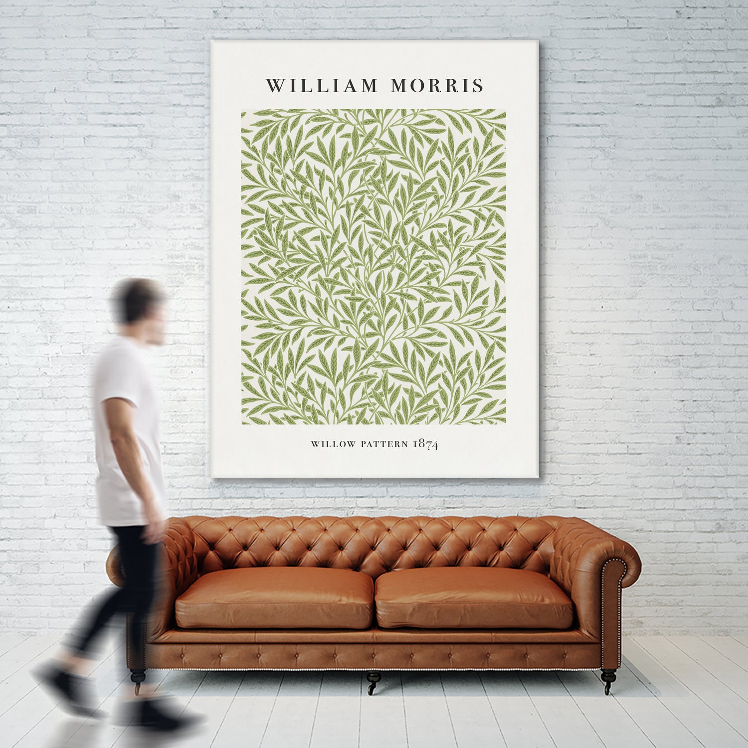 Willow Pattern by William Morris on GIANT ART - typography flowers and plants typography