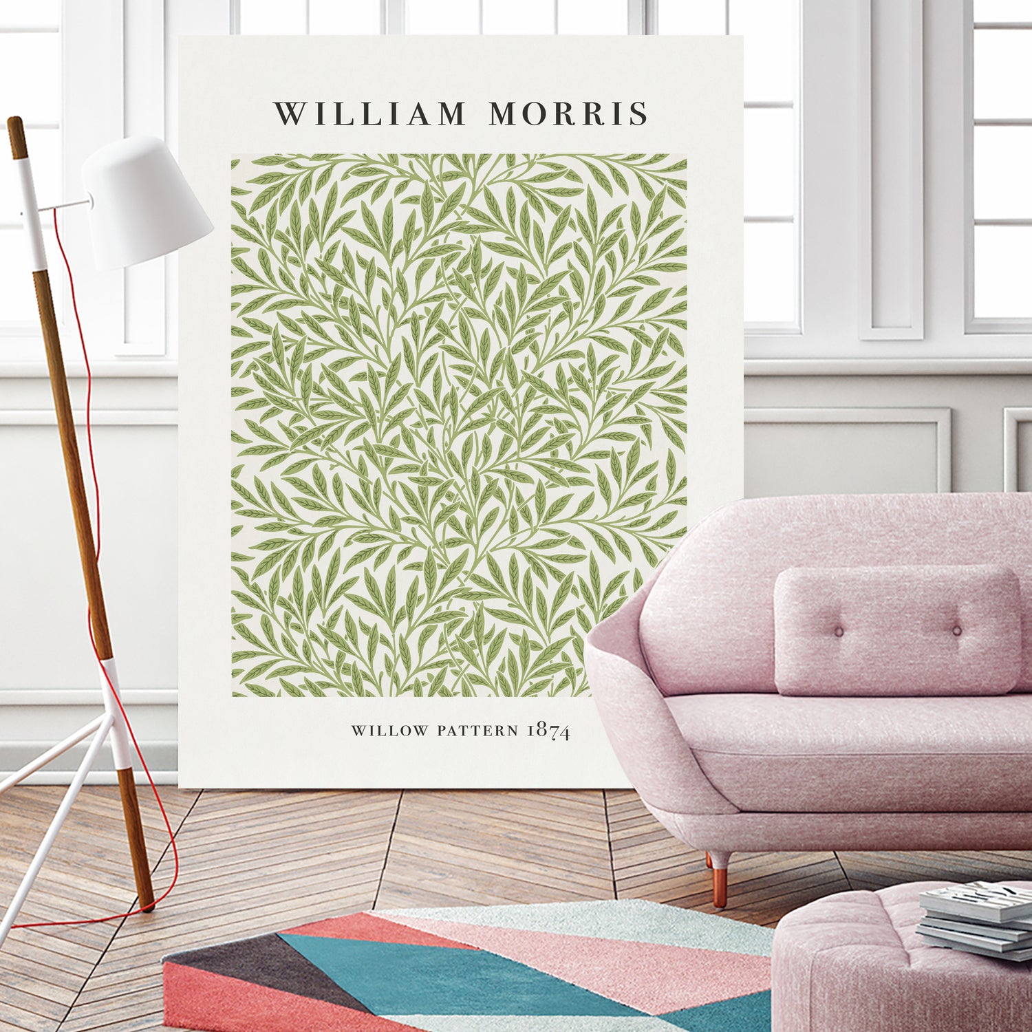 Willow Pattern by William Morris on GIANT ART - typography flowers and plants typography