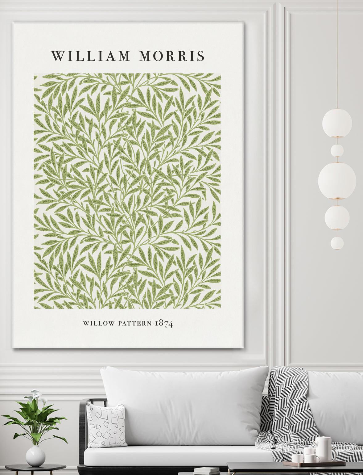 Willow Pattern by William Morris on GIANT ART - typography flowers and plants typography
