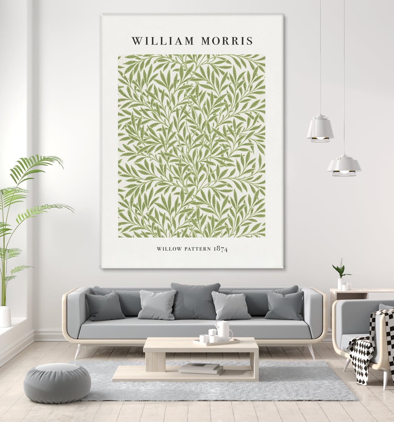 Willow Pattern by William Morris on GIANT ART - typography flowers and plants typography