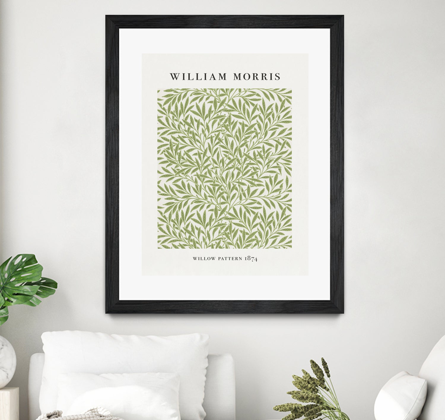 Willow Pattern by William Morris on GIANT ART - typography flowers and plants typography