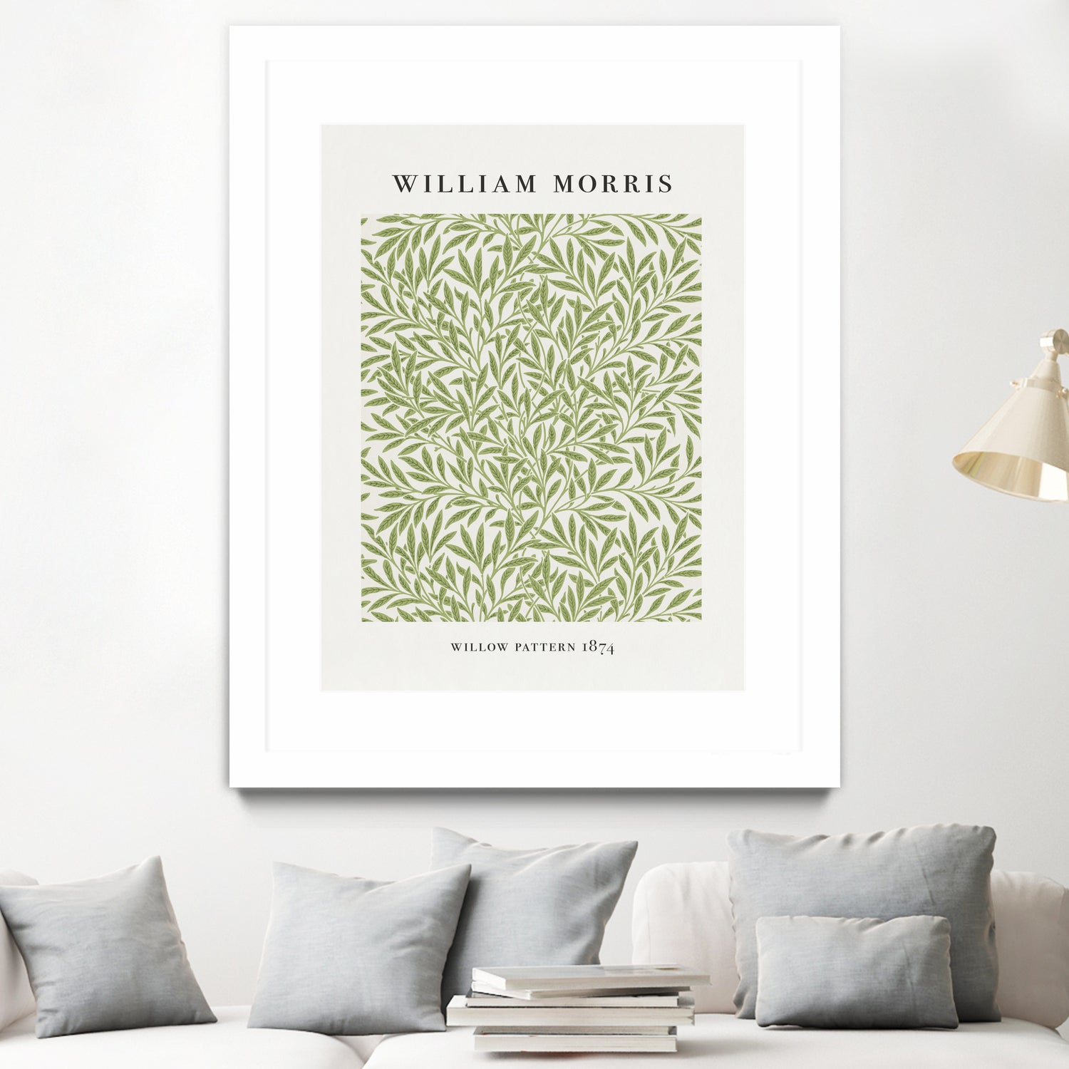 Willow Pattern by William Morris on GIANT ART - typography flowers and plants typography