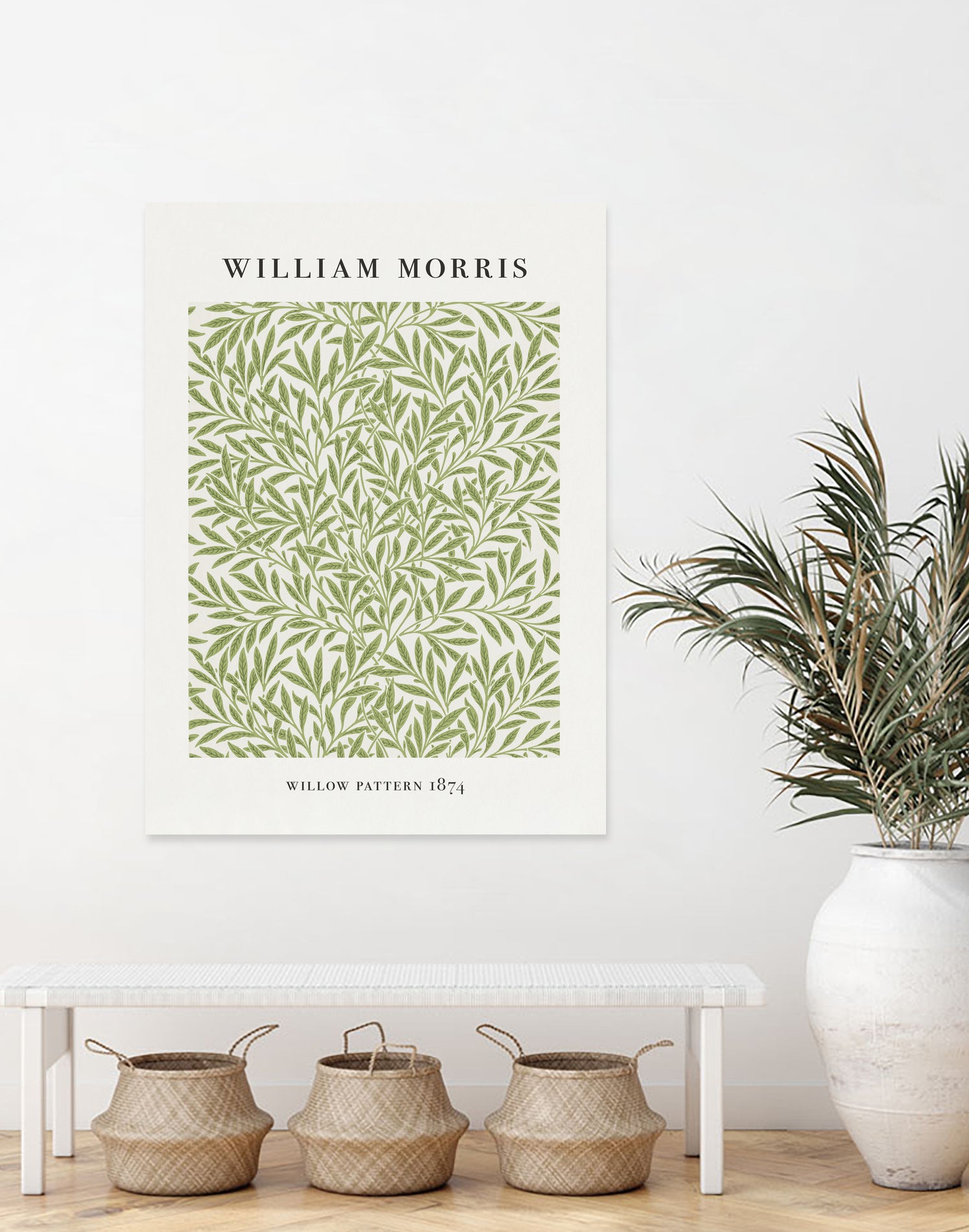 Willow Pattern by William Morris on GIANT ART - typography flowers and plants typography