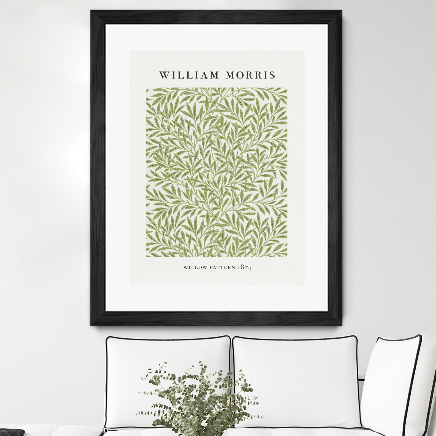 Willow Pattern by William Morris on GIANT ART - typography flowers and plants typography