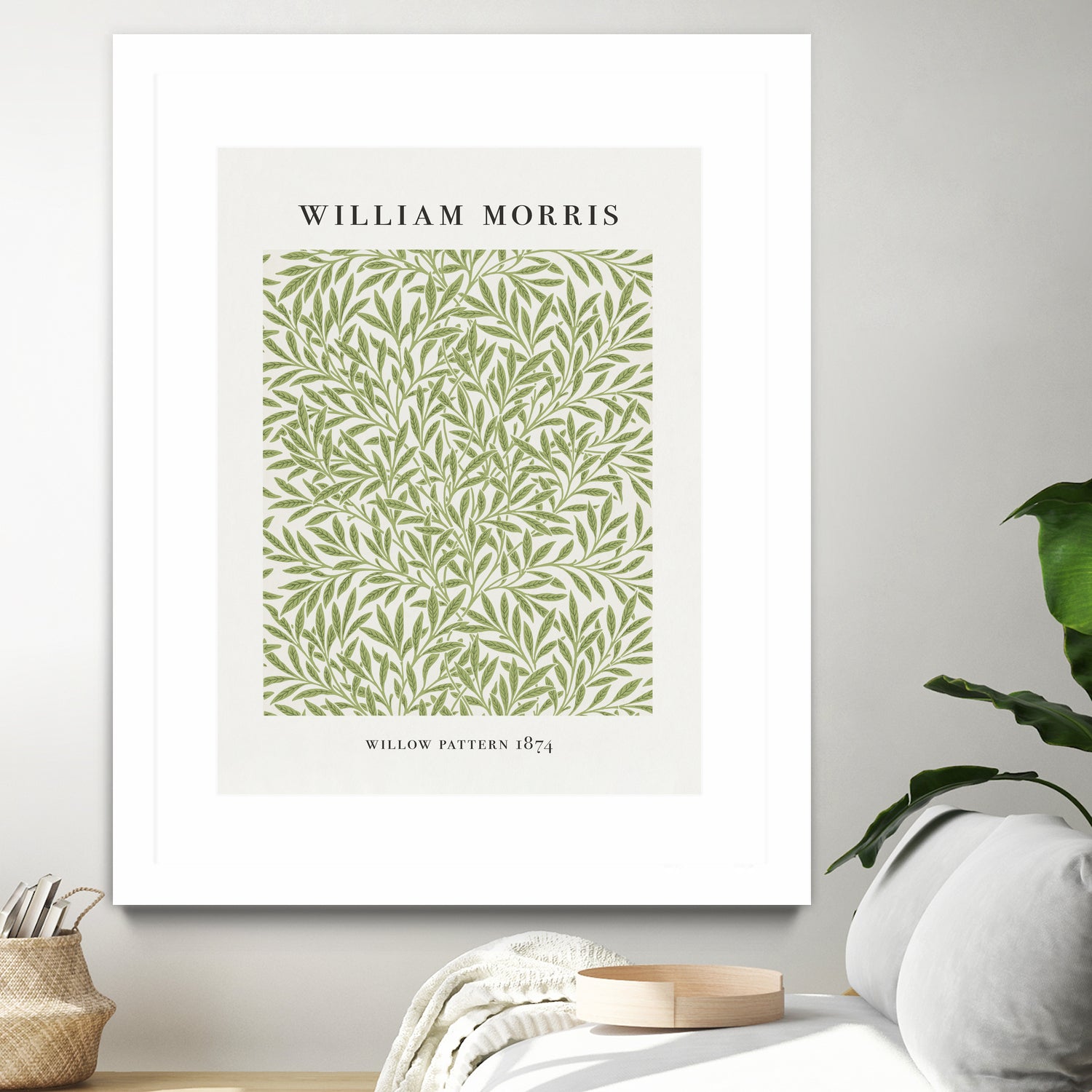 Willow Pattern by William Morris on GIANT ART - typography flowers and plants typography