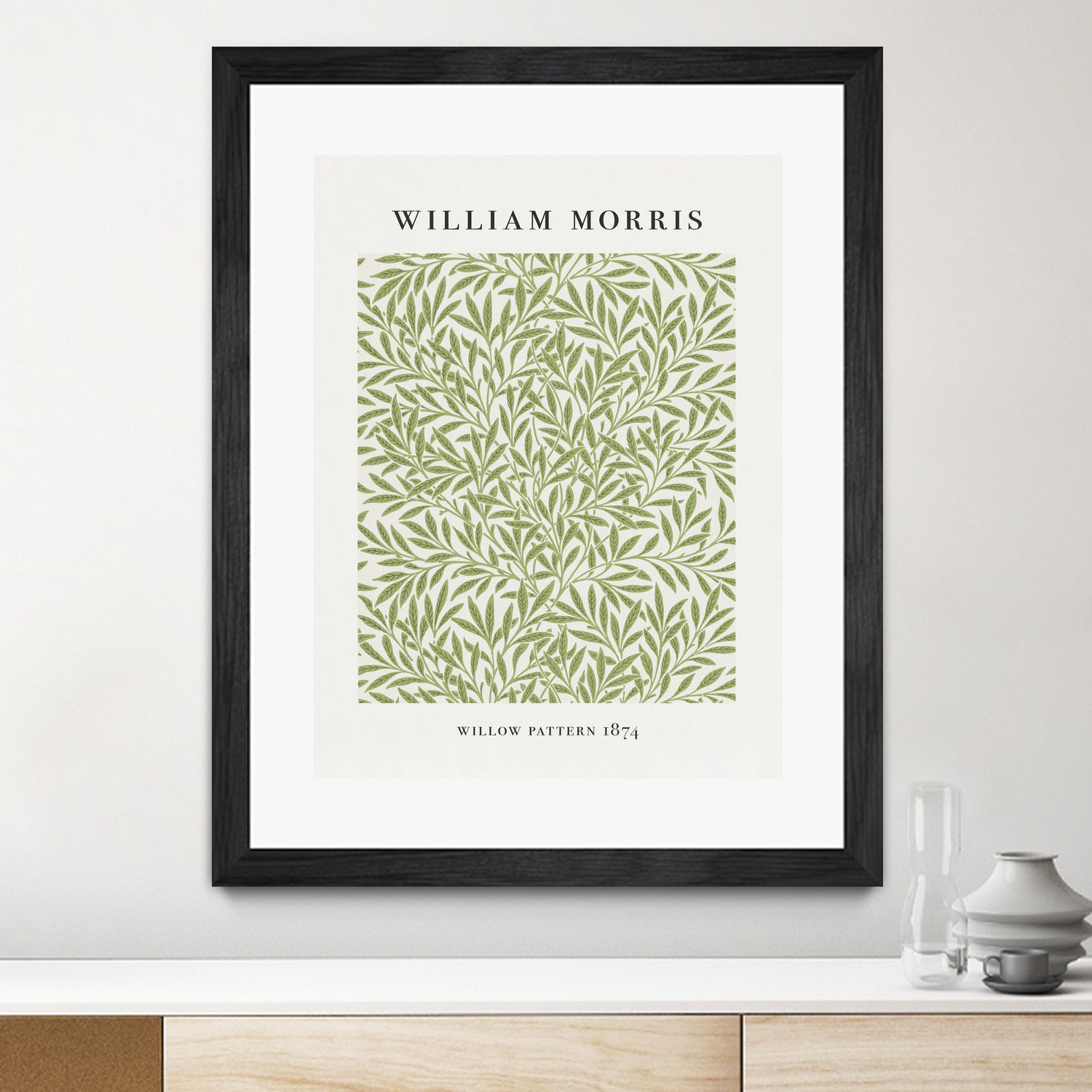 Willow Pattern by William Morris on GIANT ART - typography flowers and plants typography
