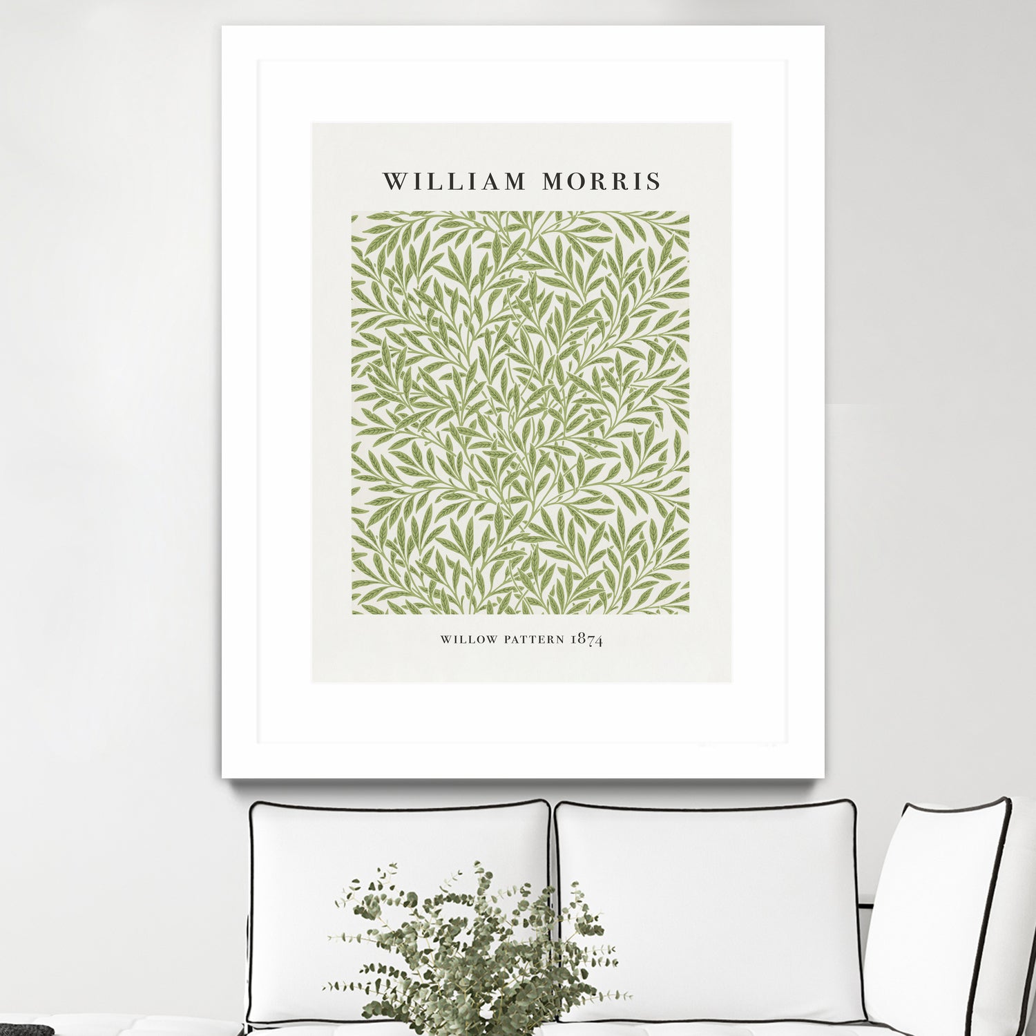 Willow Pattern by William Morris on GIANT ART - typography flowers and plants typography