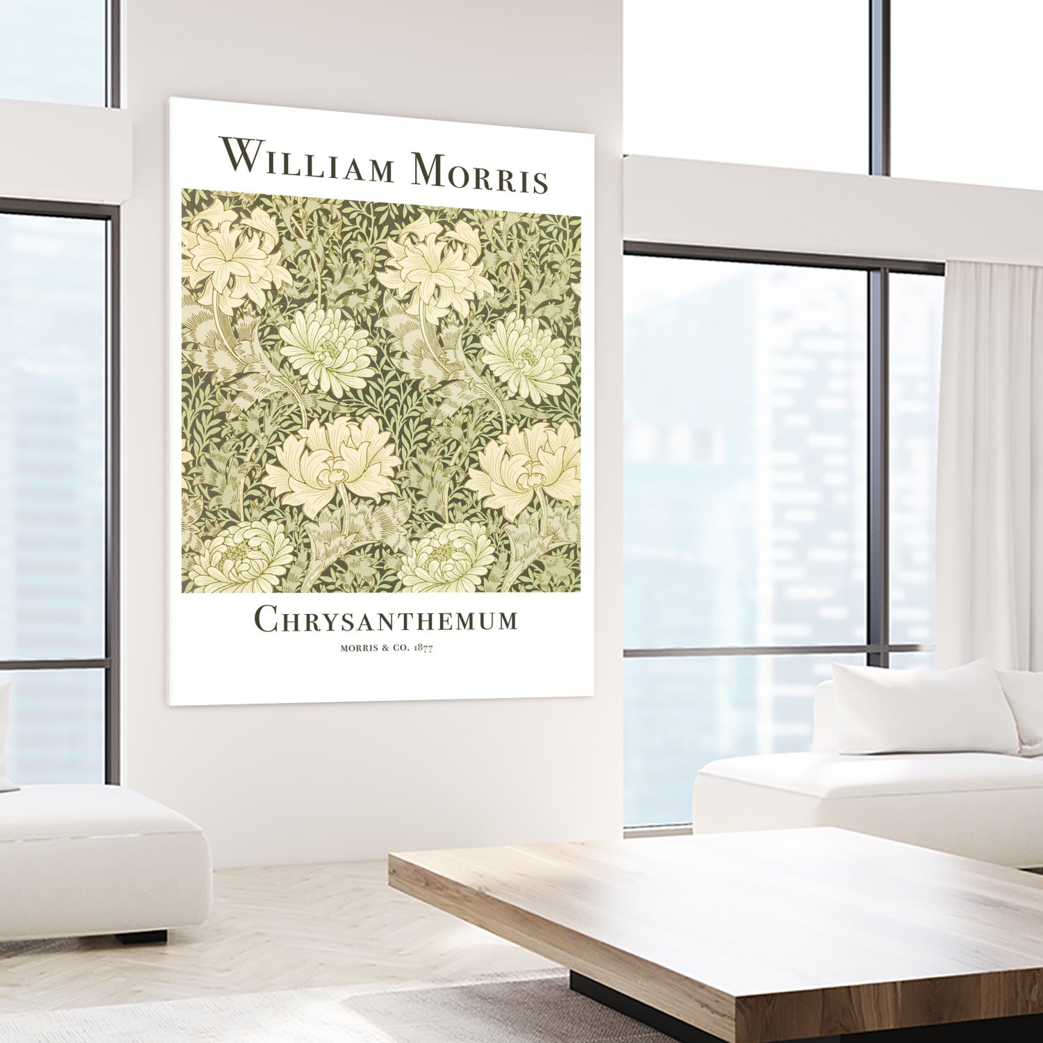 Chrysanthemum by William Morris on GIANT ART - typography flowers and plants typography