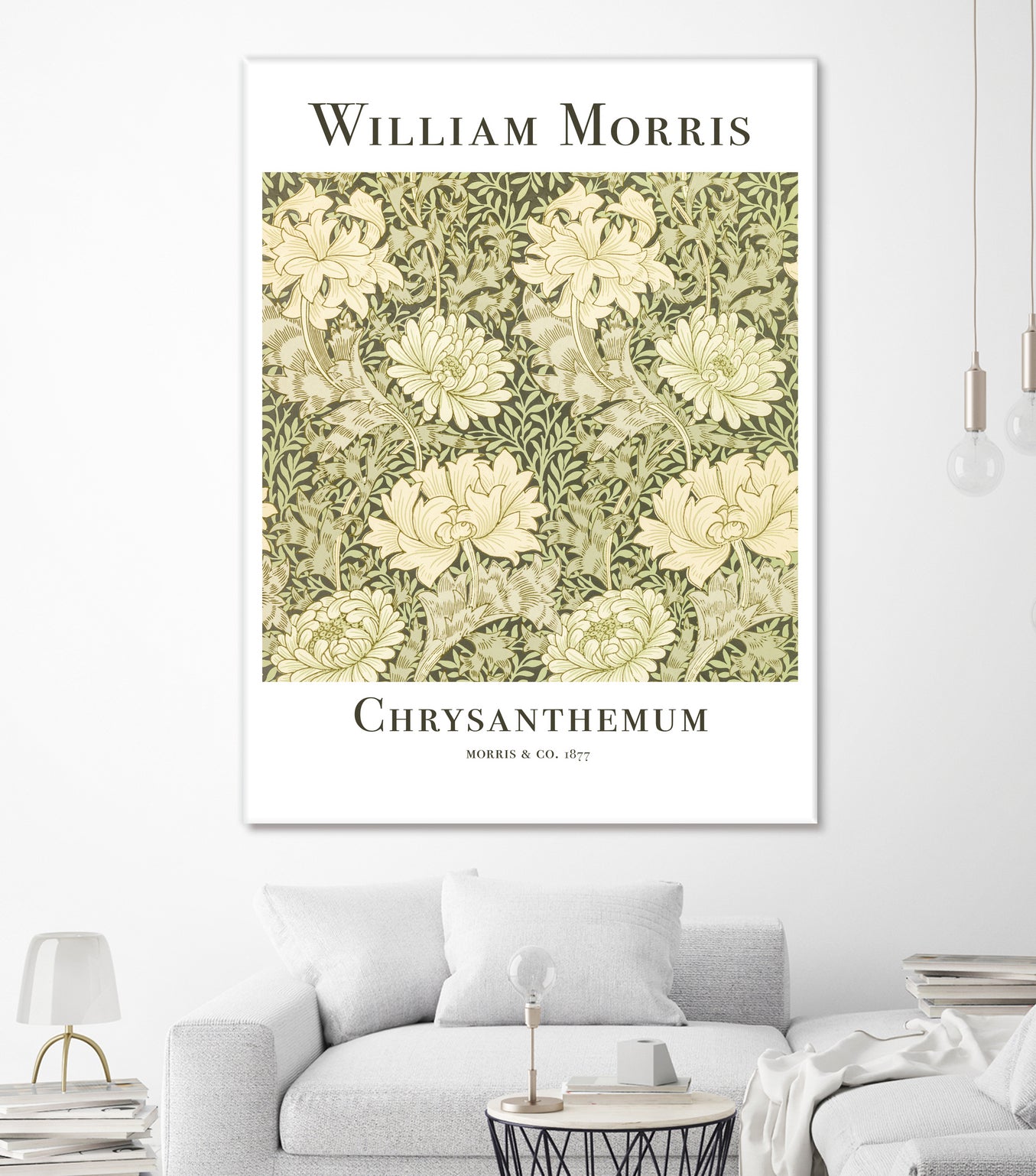 Chrysanthemum by William Morris on GIANT ART - typography flowers and plants typography