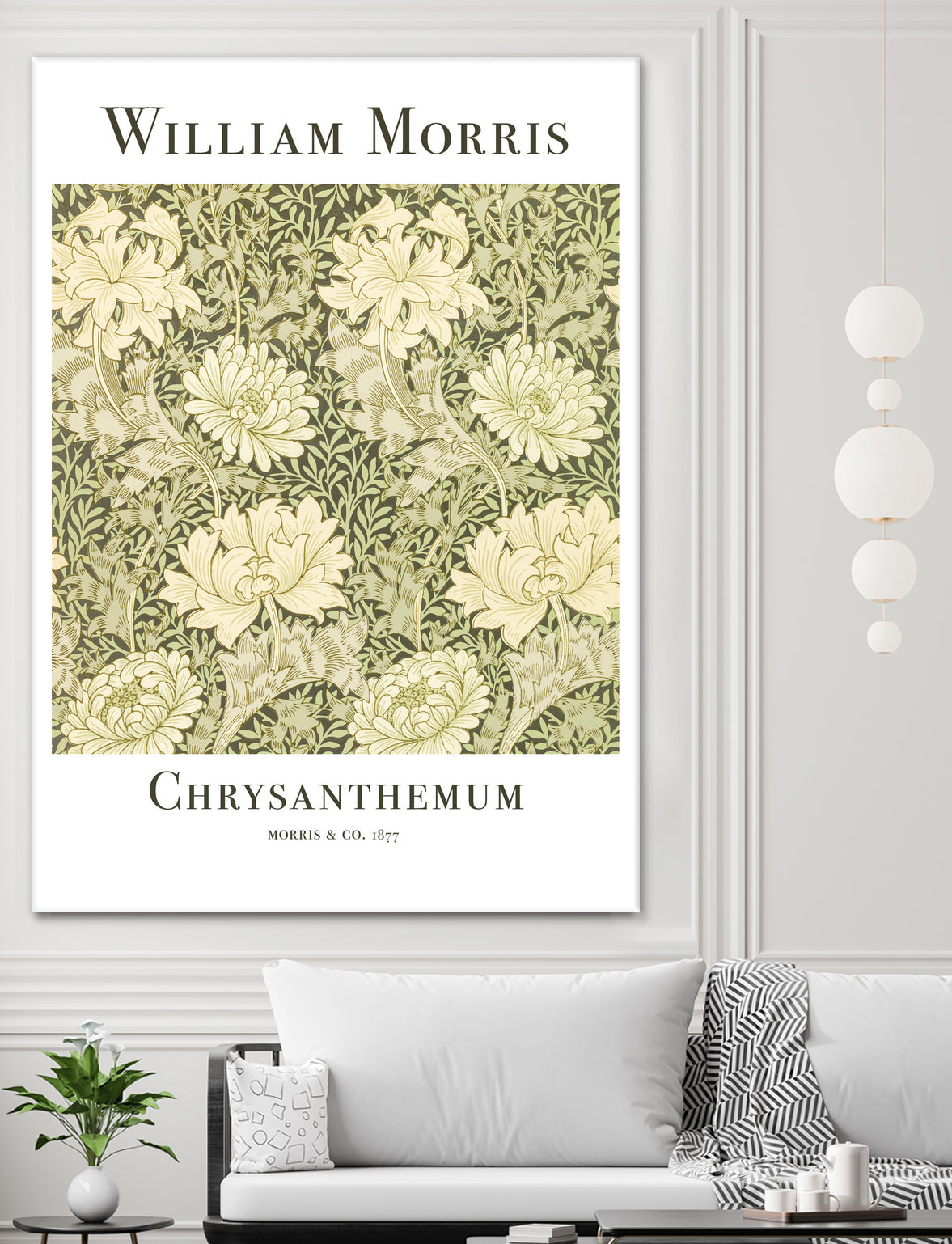 Chrysanthemum by William Morris on GIANT ART - typography flowers and plants typography