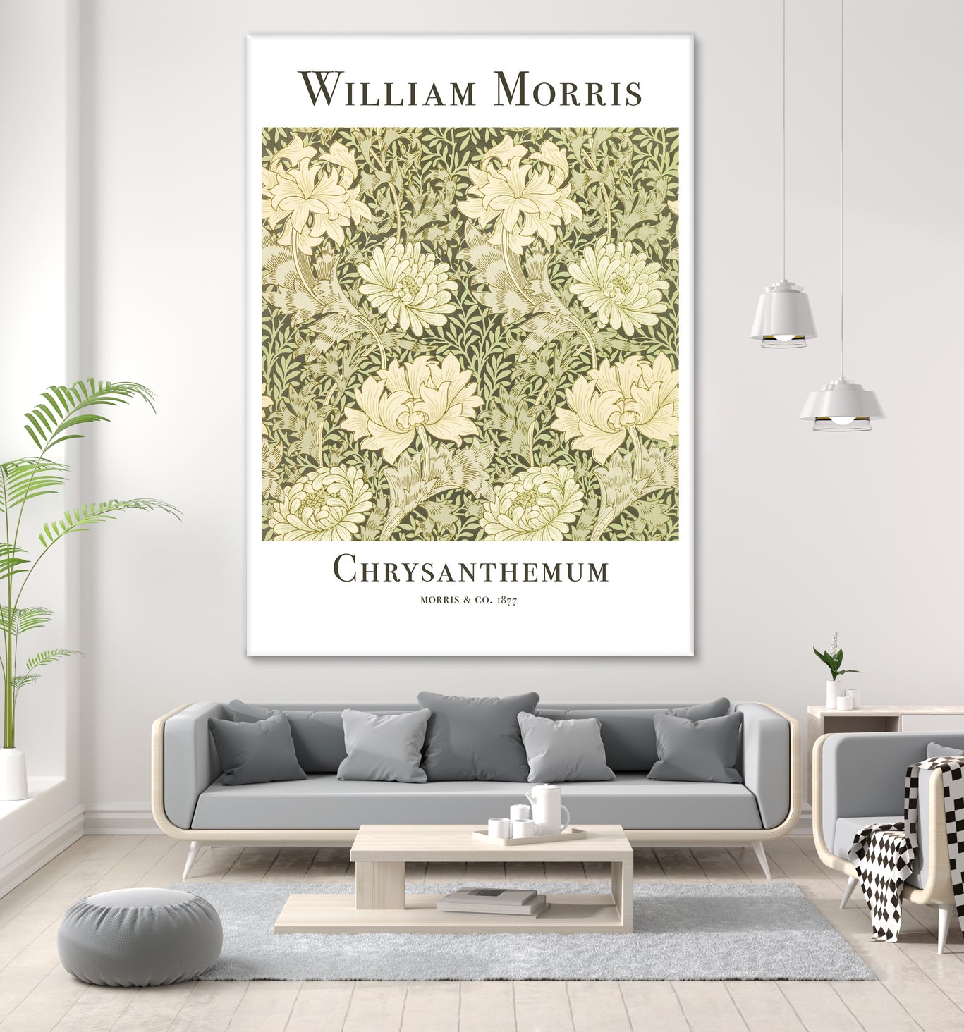 Chrysanthemum by William Morris on GIANT ART - typography flowers and plants typography