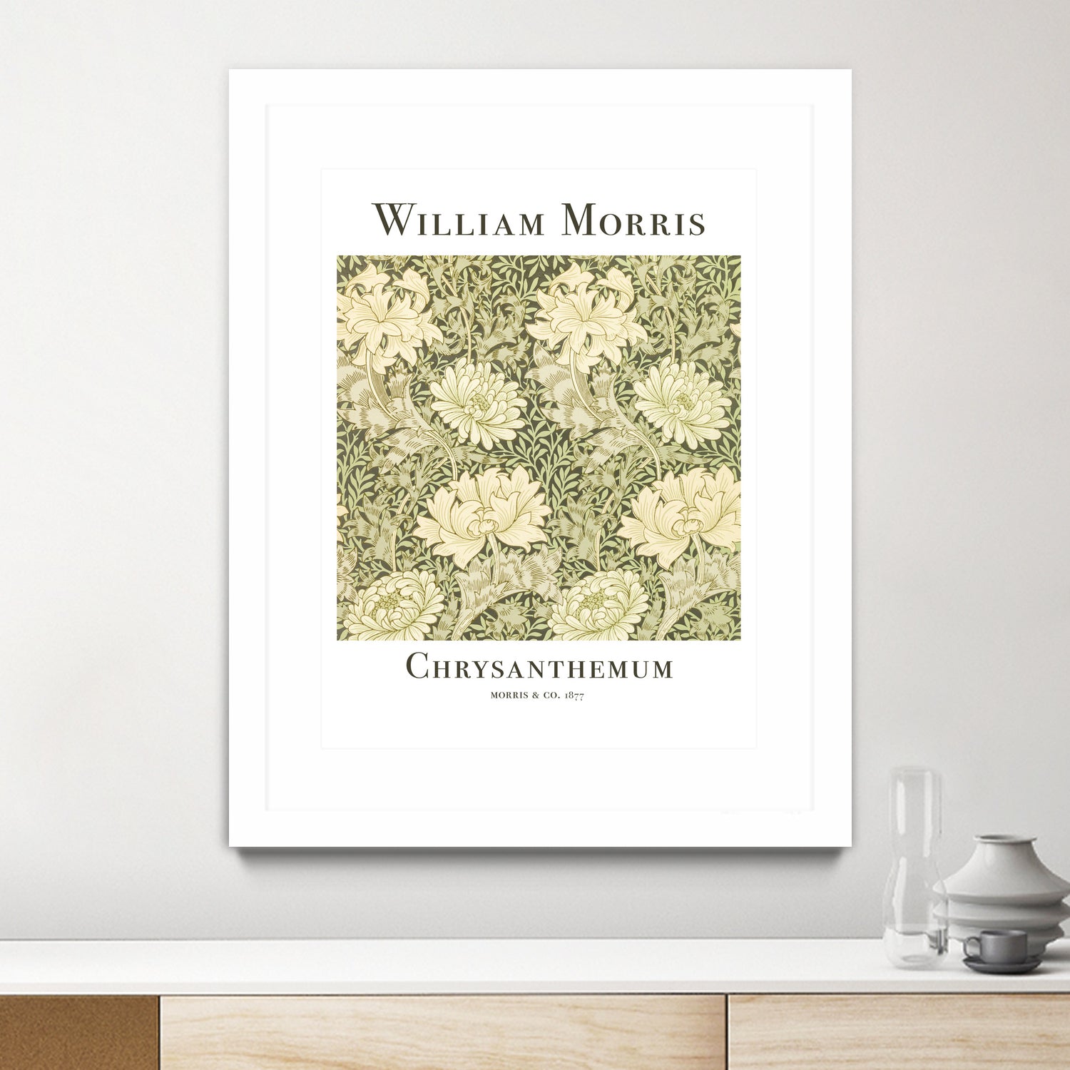 Chrysanthemum by William Morris on GIANT ART - typography flowers and plants typography