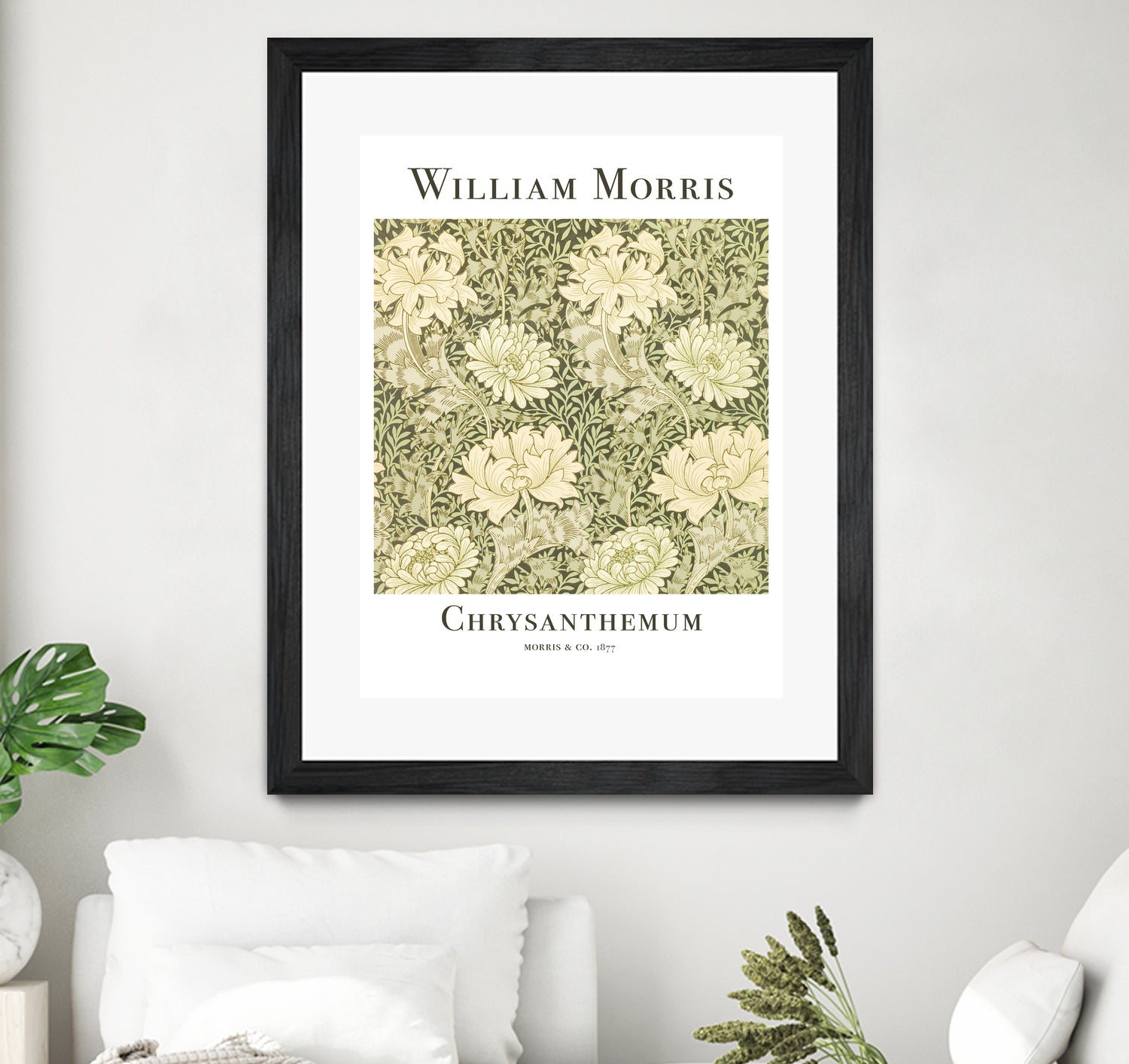 Chrysanthemum by William Morris on GIANT ART - typography flowers and plants typography