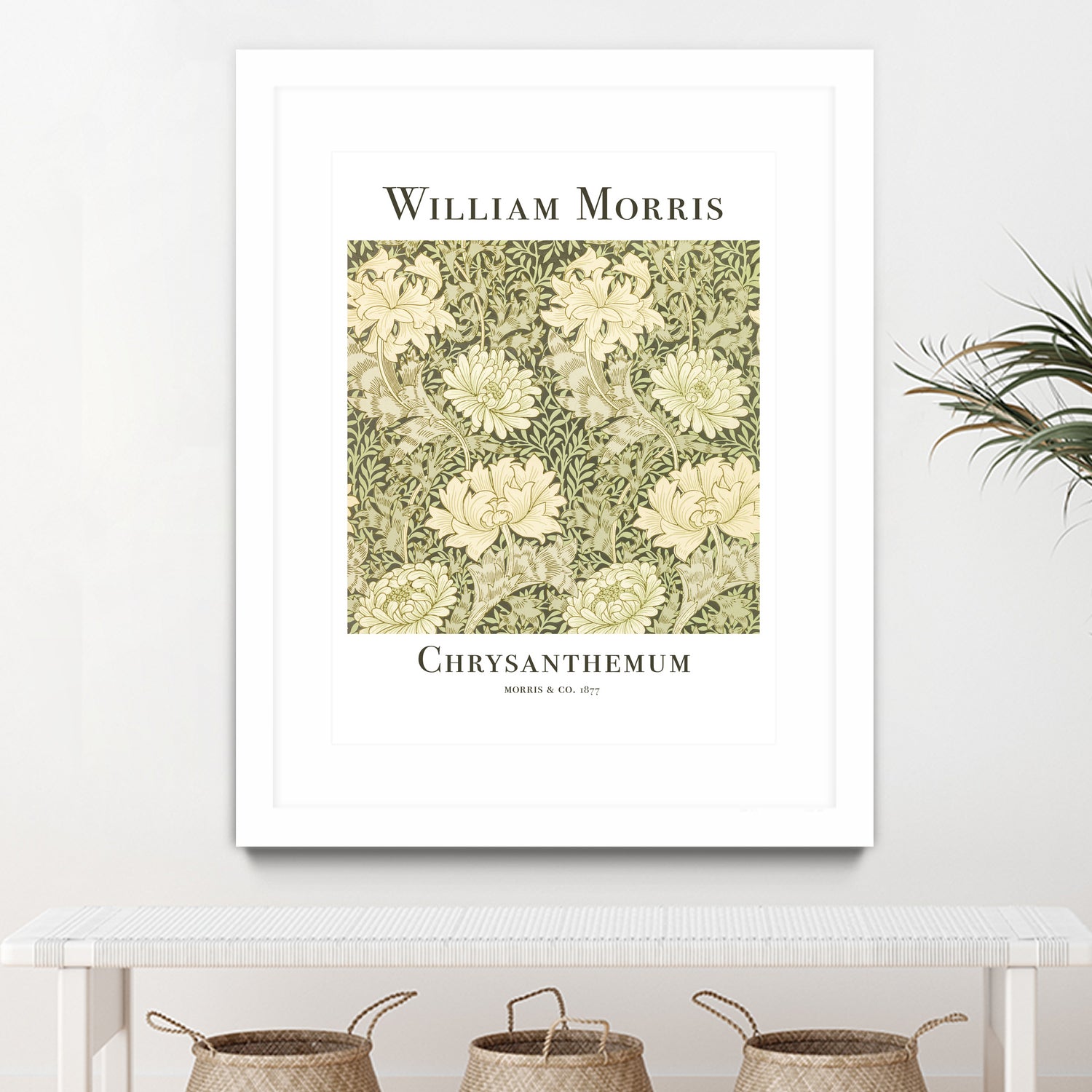 Chrysanthemum by William Morris on GIANT ART - typography flowers and plants typography