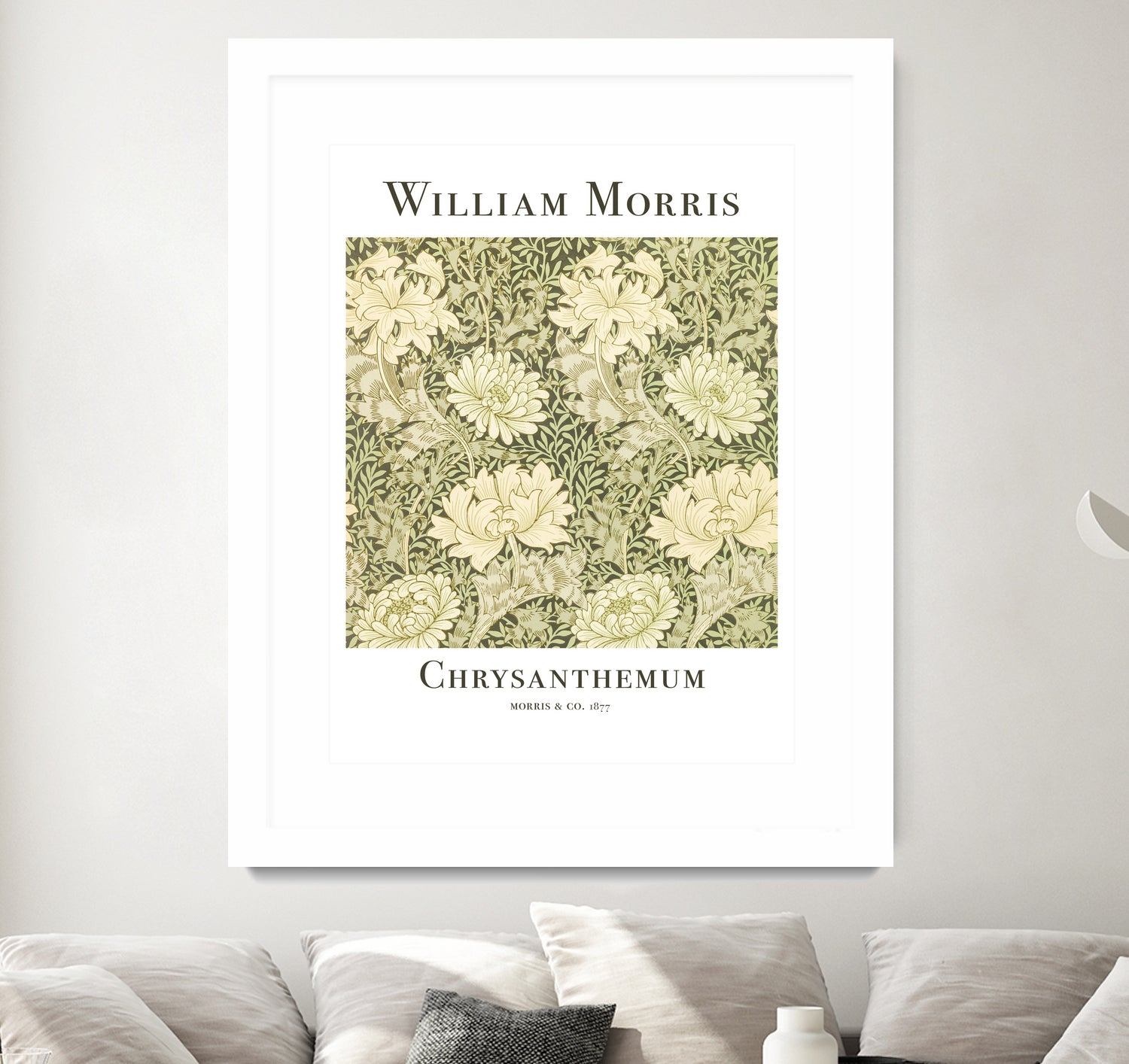 Chrysanthemum by William Morris on GIANT ART - typography flowers and plants typography