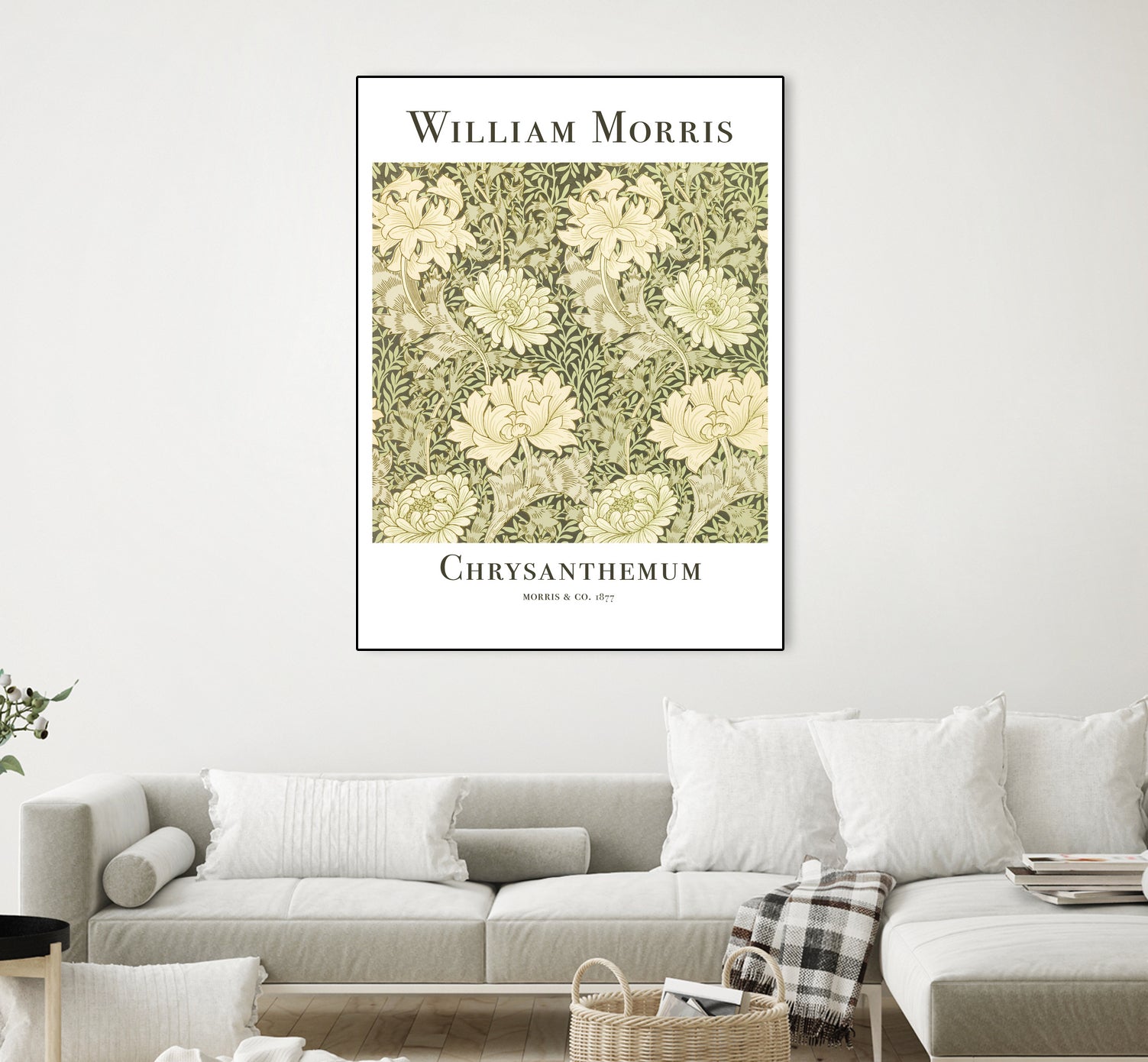 Chrysanthemum by William Morris on GIANT ART - typography flowers and plants typography