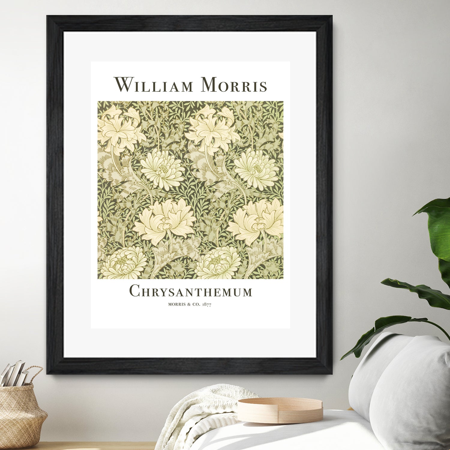 Chrysanthemum by William Morris on GIANT ART - typography flowers and plants typography