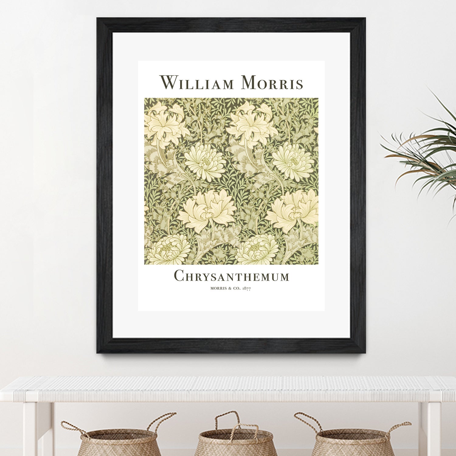 Chrysanthemum by William Morris on GIANT ART - typography flowers and plants typography