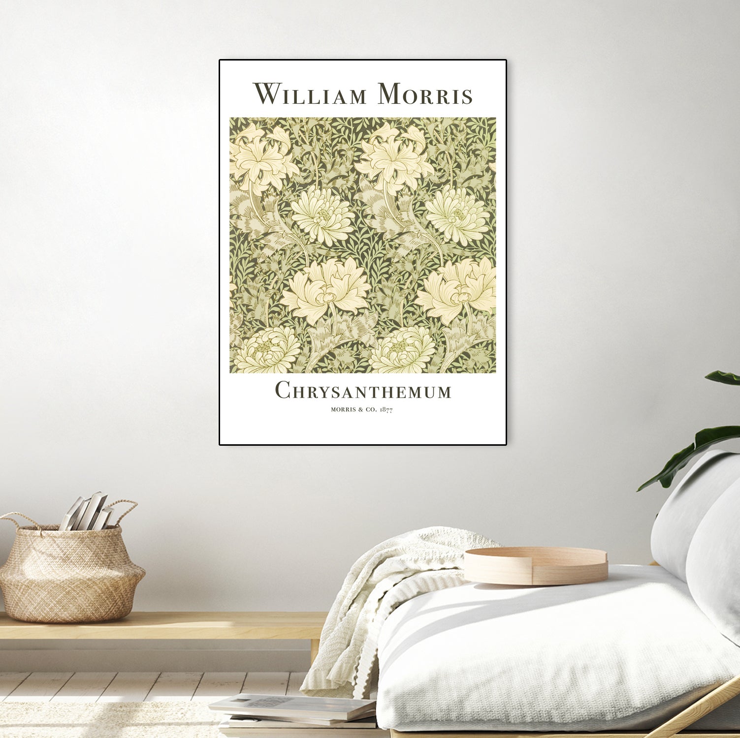 Chrysanthemum by William Morris on GIANT ART - typography flowers and plants typography