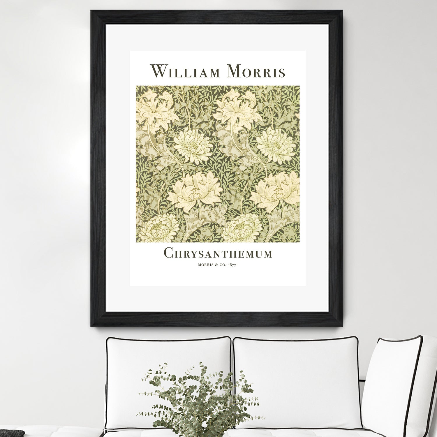 Chrysanthemum by William Morris on GIANT ART - typography flowers and plants typography