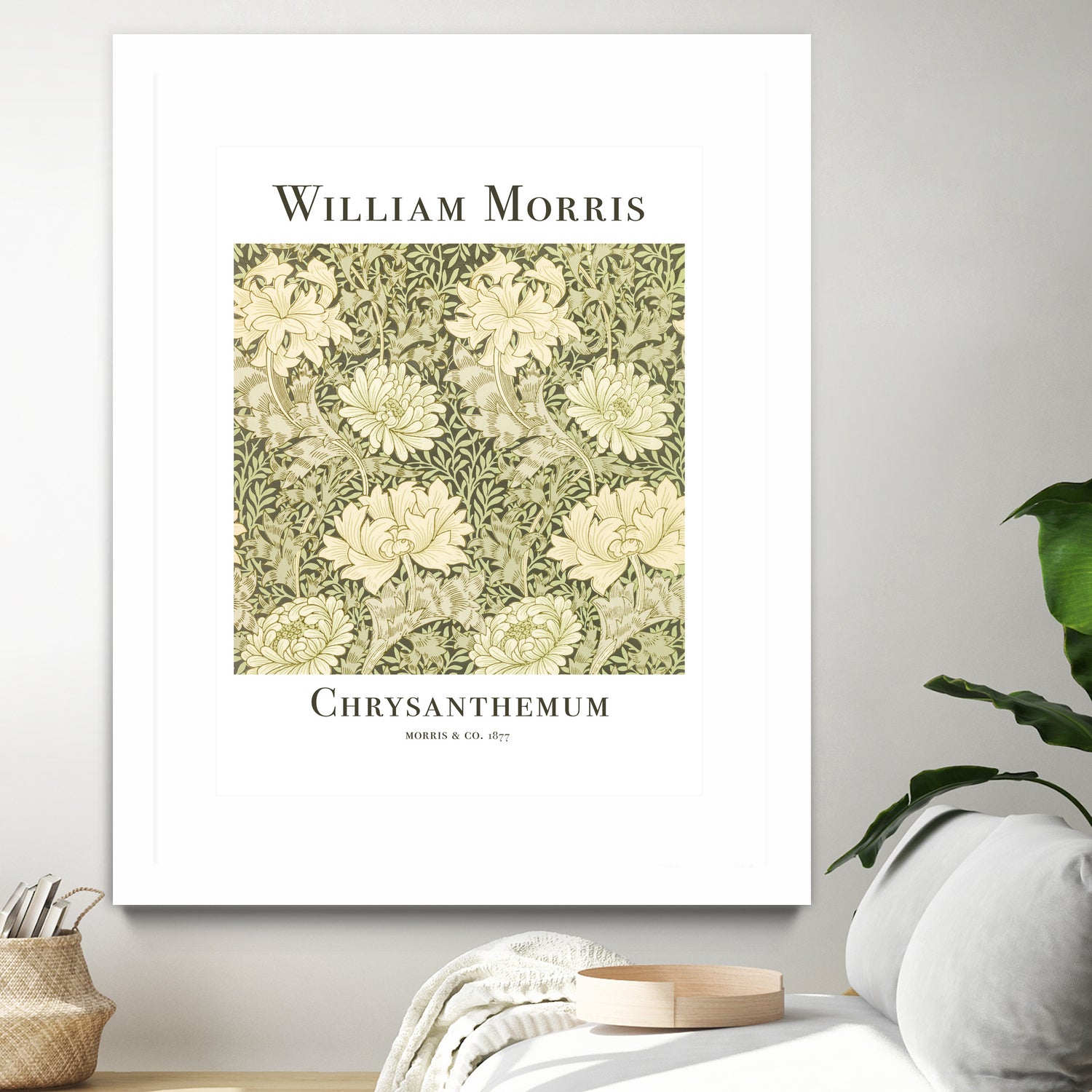 Chrysanthemum by William Morris on GIANT ART - typography flowers and plants typography