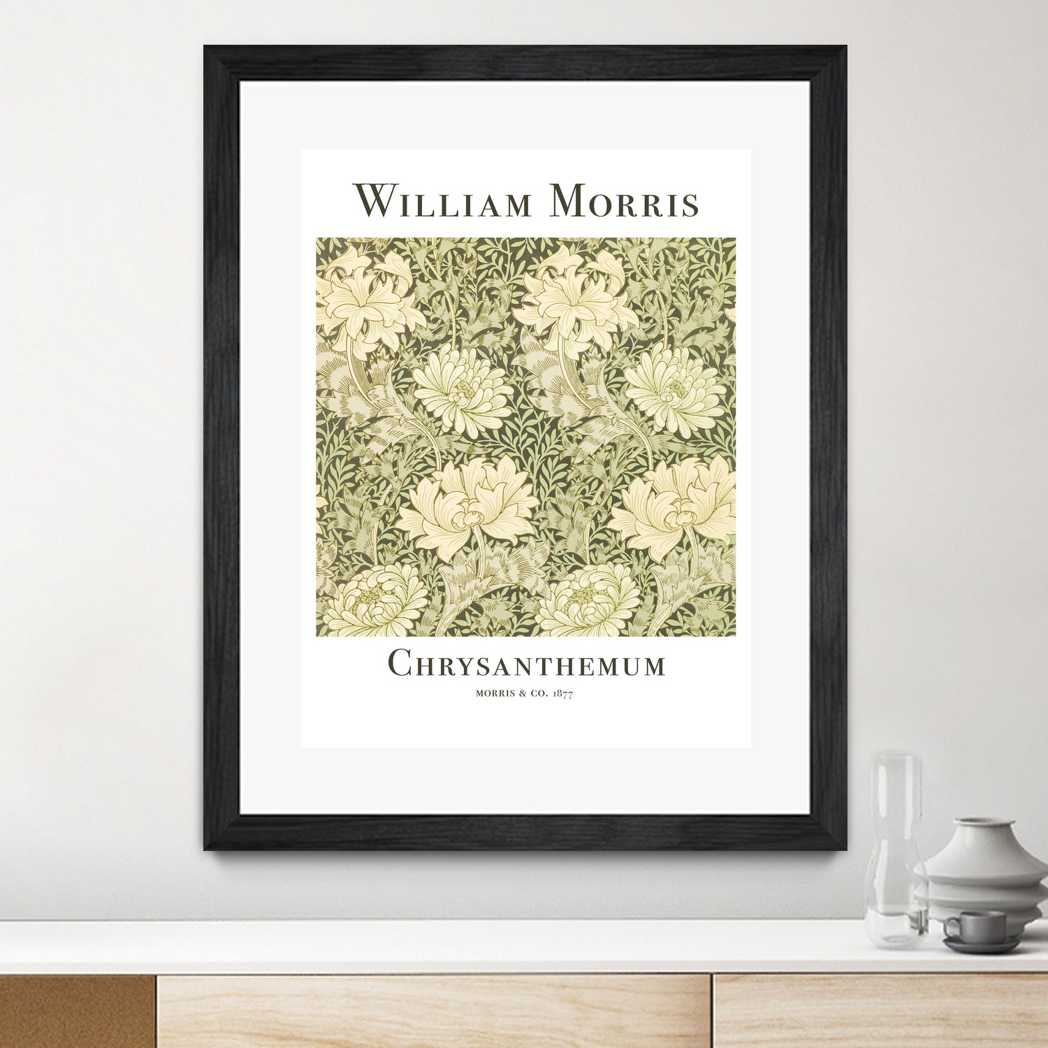Chrysanthemum by William Morris on GIANT ART - typography flowers and plants typography