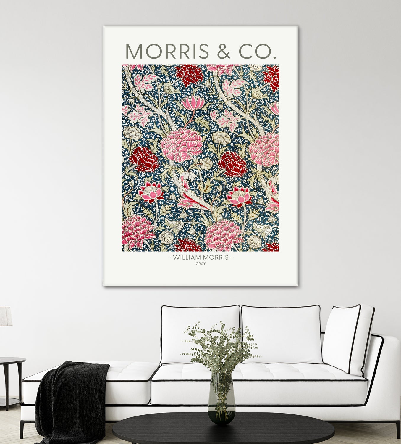 Cray by william Morris on GIANT ART - red botanical william morris