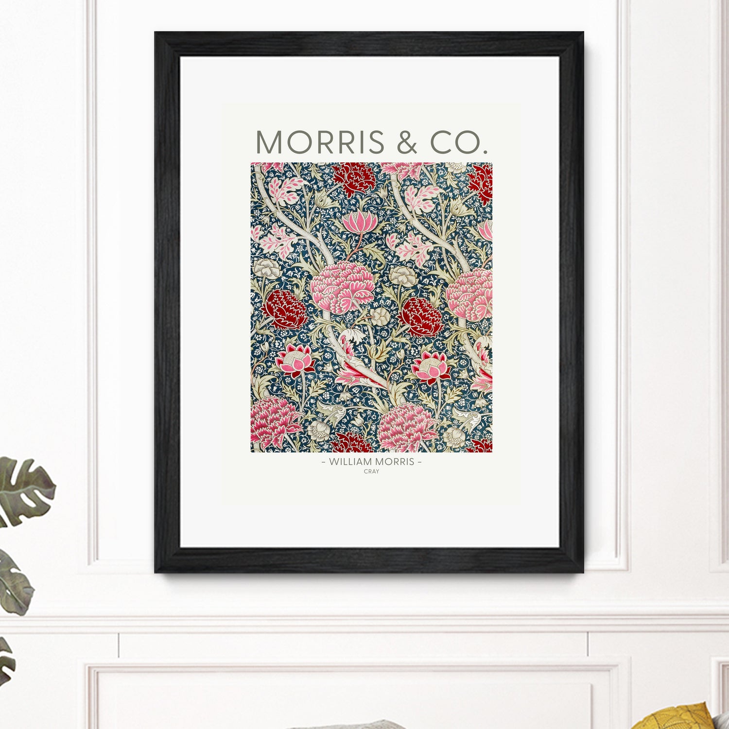 Cray by william Morris on GIANT ART - red botanical william morris