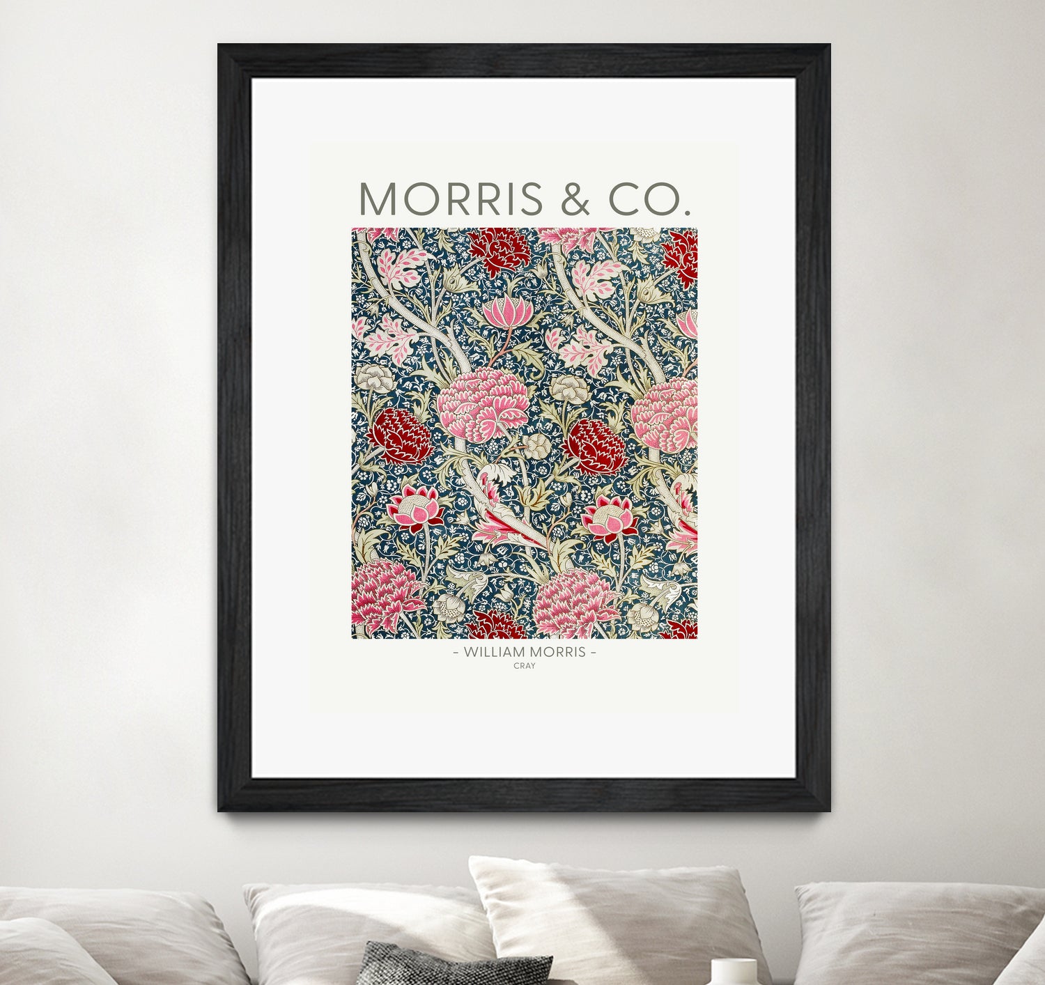 Cray by william Morris on GIANT ART - red botanical william morris