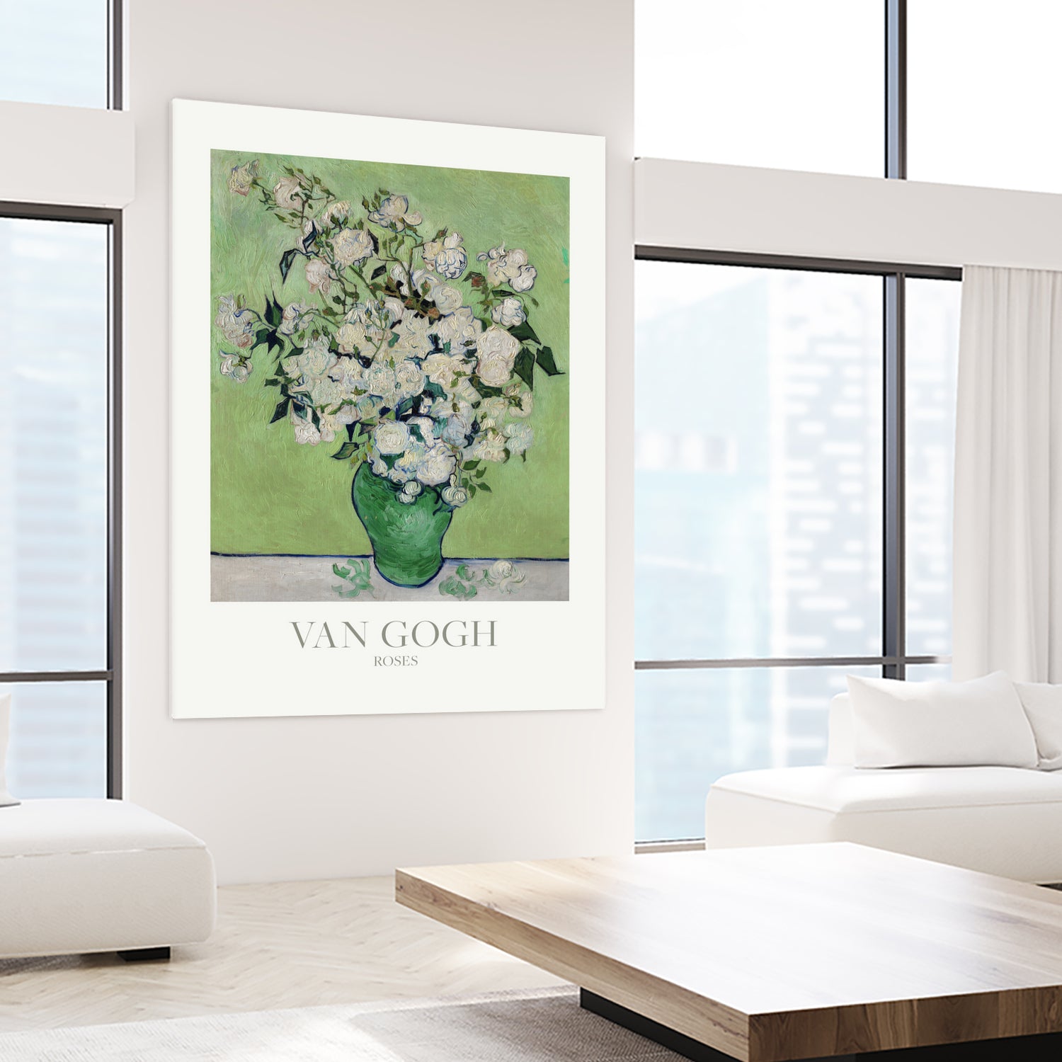 Roses by Vincent Van Gogh on GIANT ART - van gogh paintings van gogh