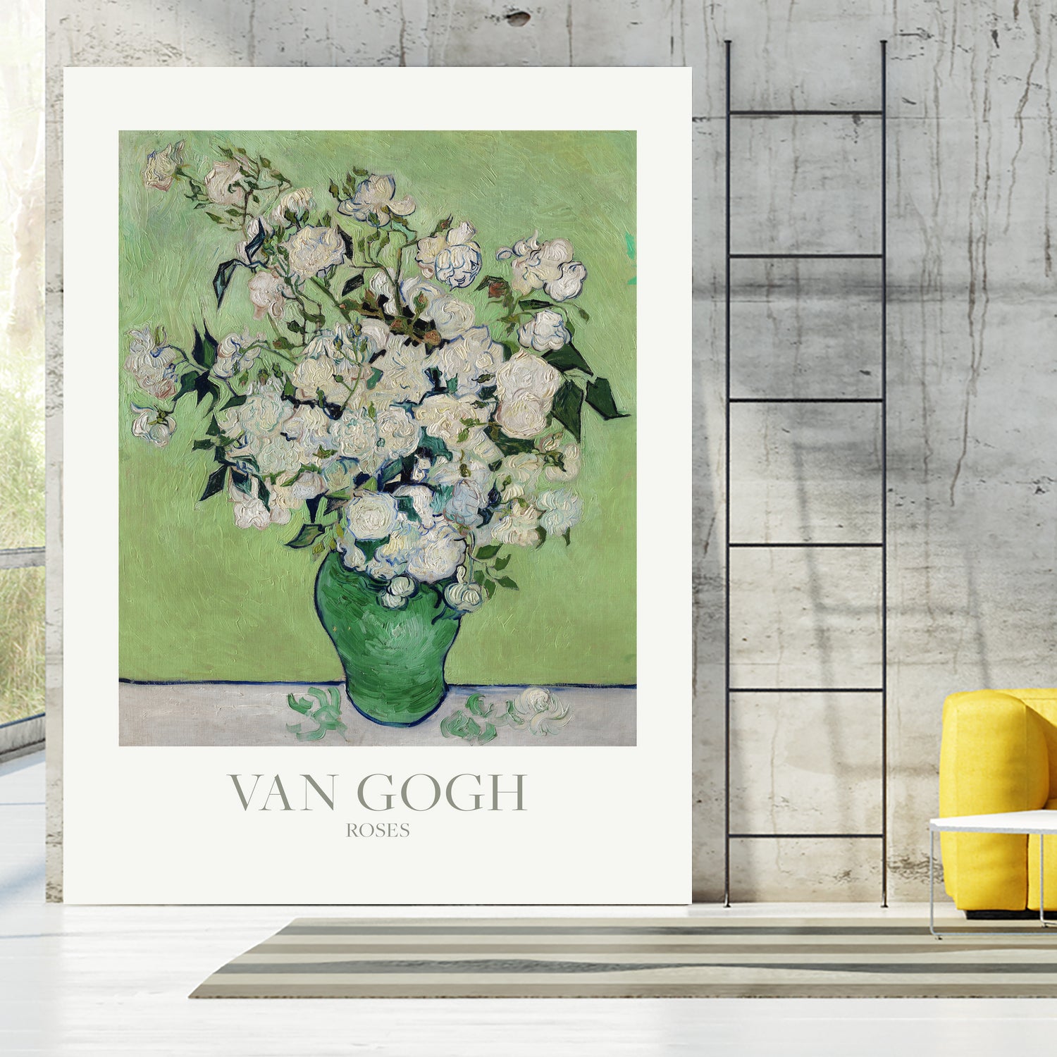 Roses by Vincent Van Gogh on GIANT ART - van gogh paintings van gogh