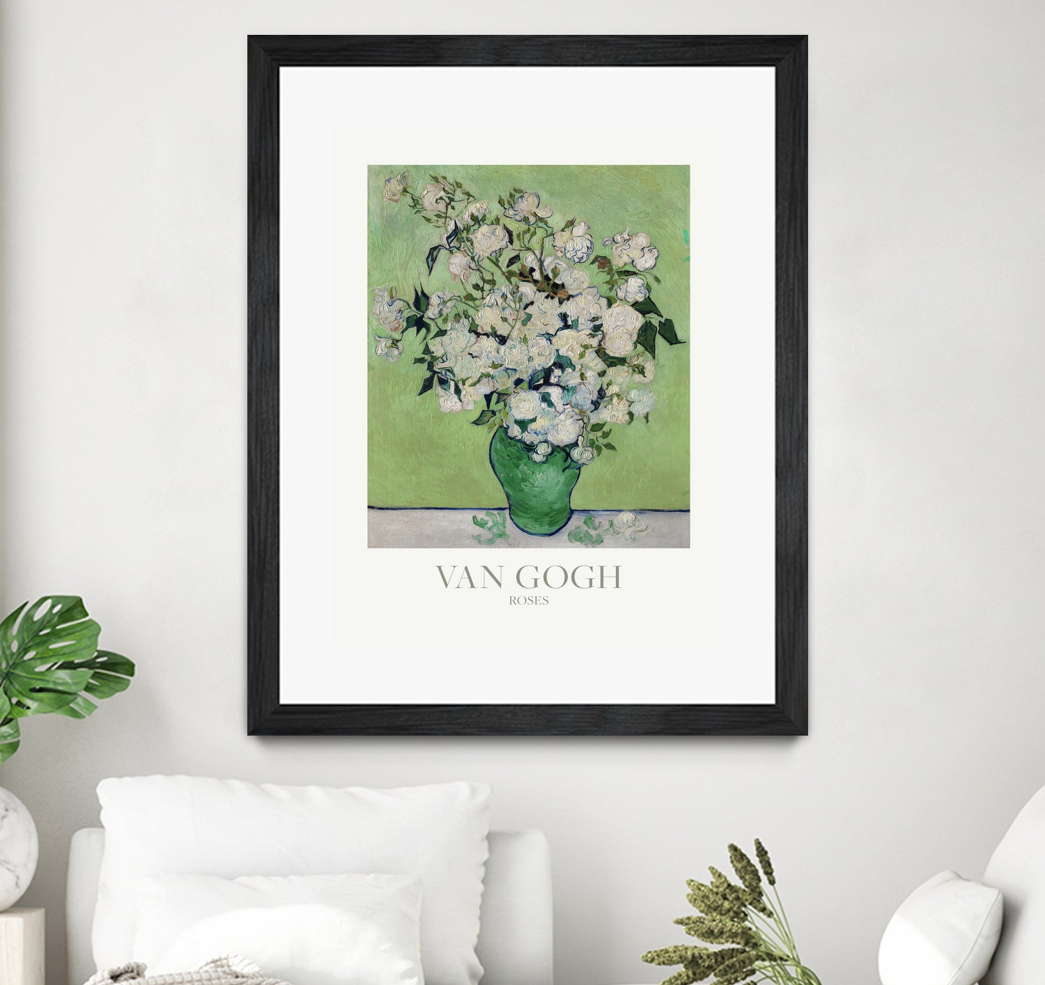 Roses by Vincent Van Gogh on GIANT ART - van gogh paintings van gogh