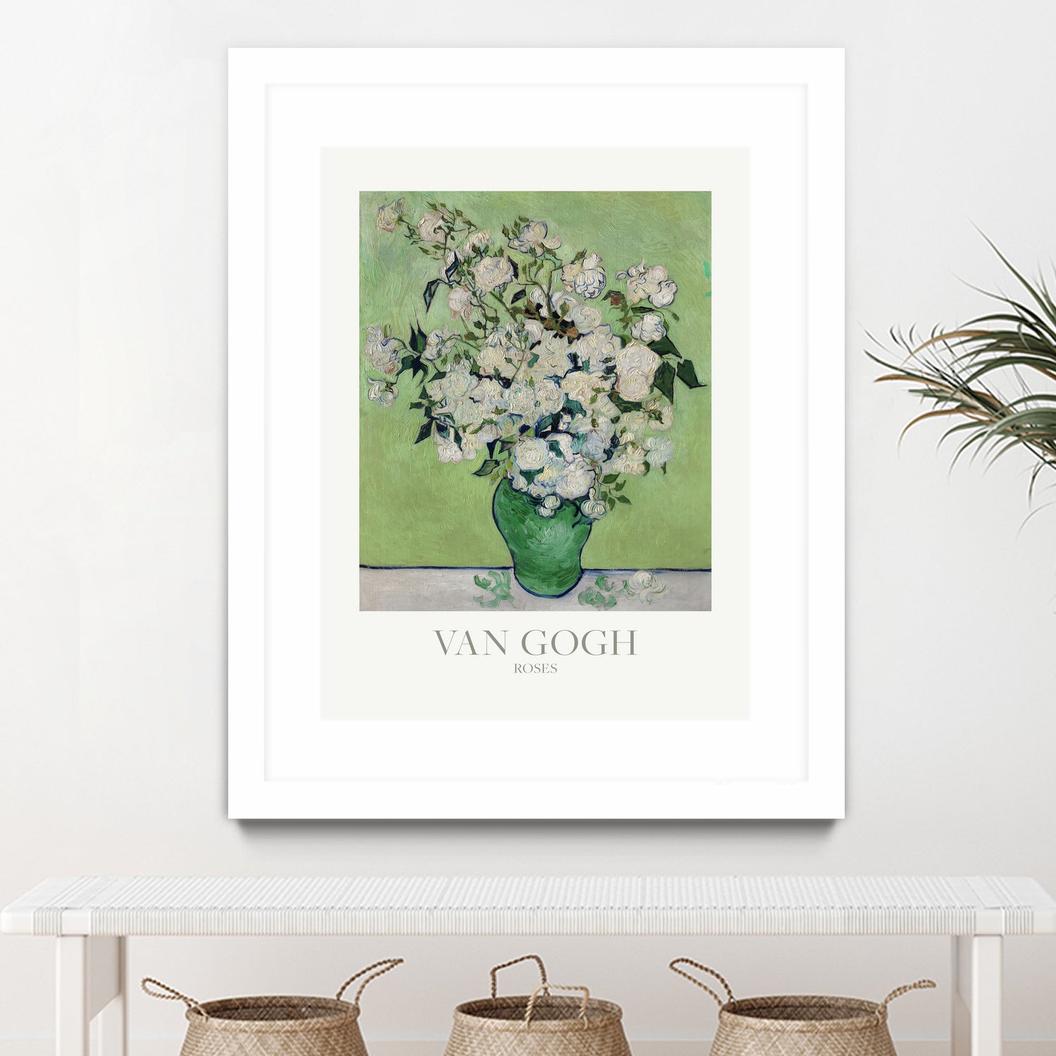 Roses by Vincent Van Gogh on GIANT ART - van gogh paintings van gogh