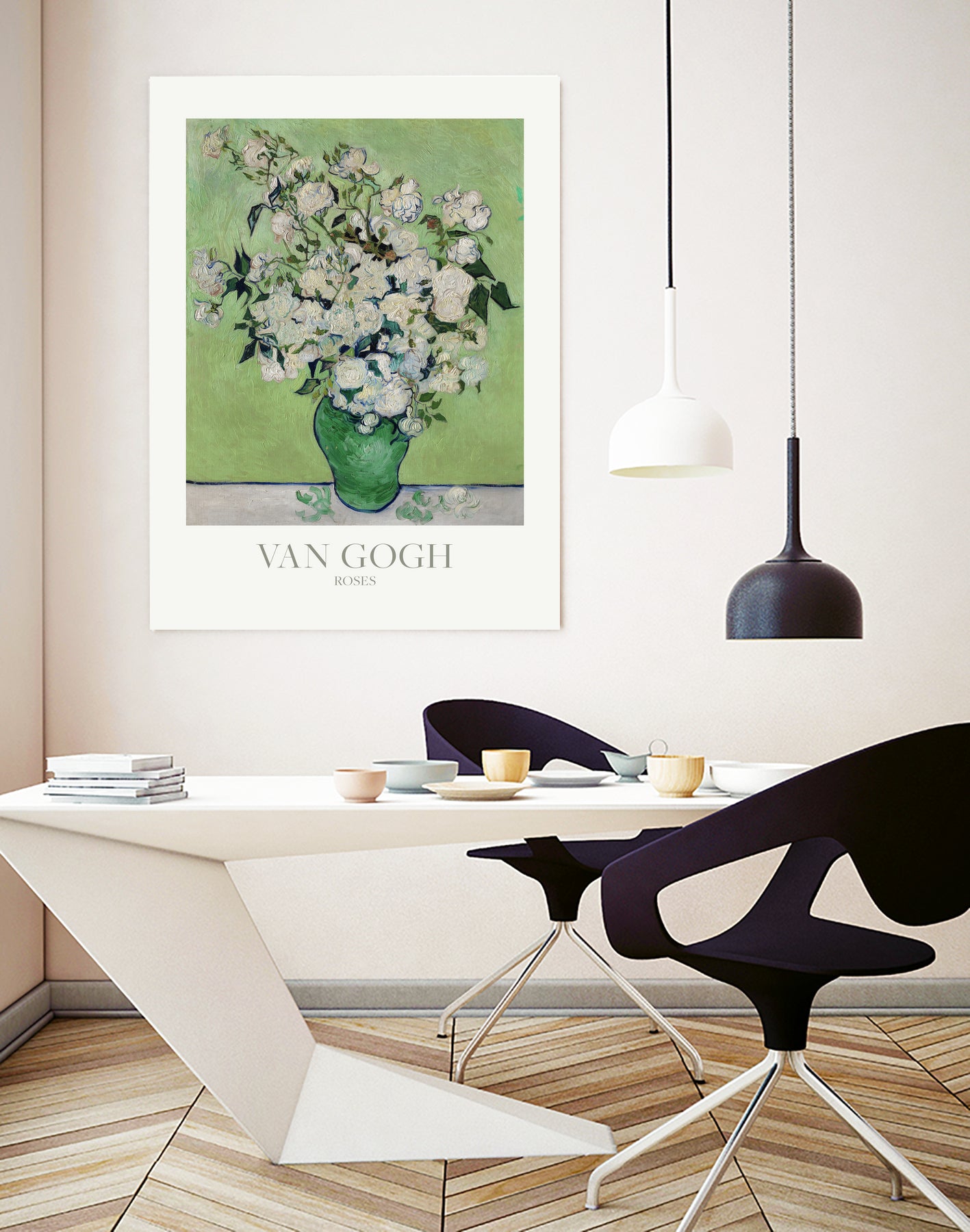 Roses by Vincent Van Gogh on GIANT ART - van gogh paintings van gogh