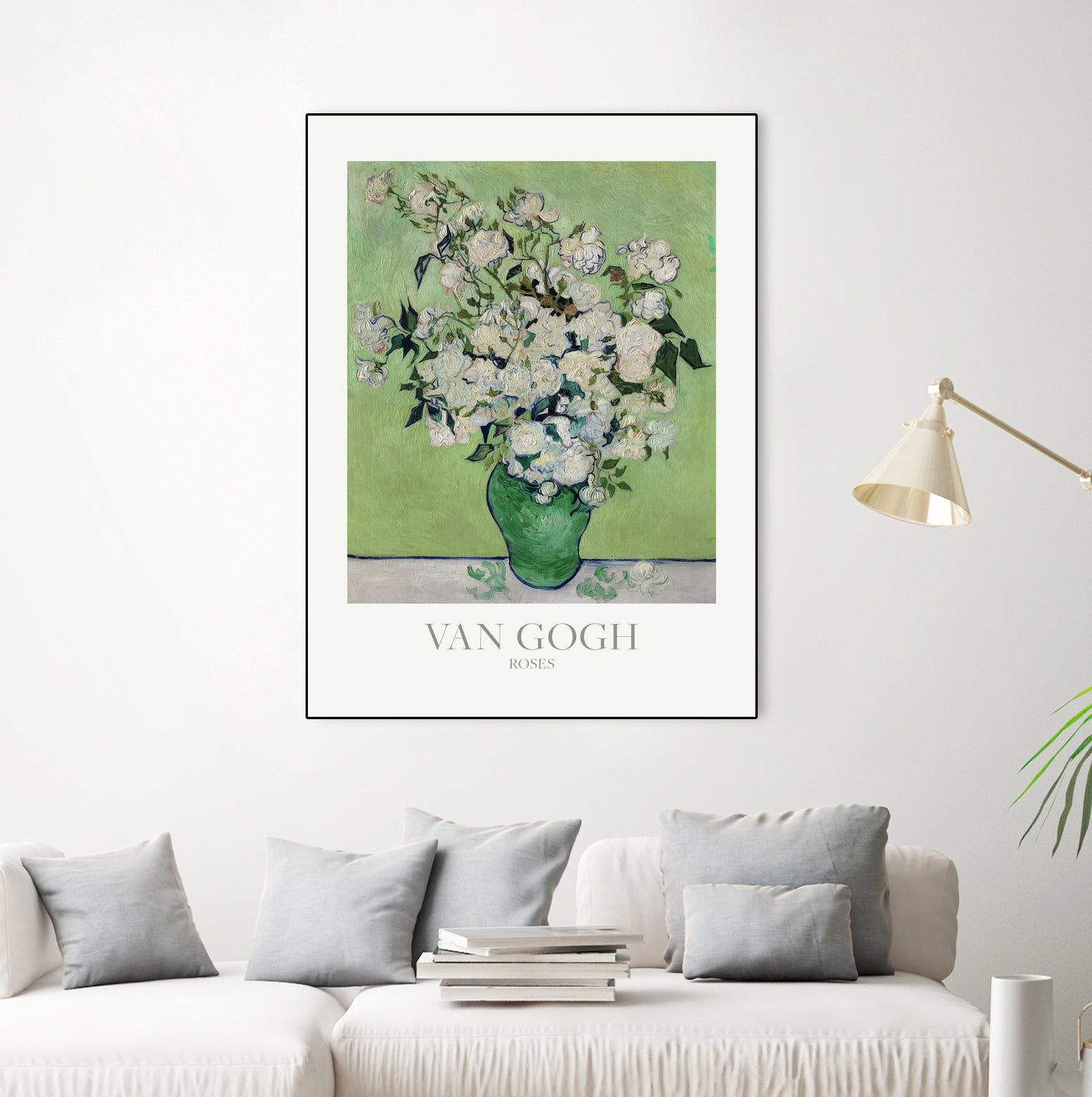 Roses by Vincent Van Gogh on GIANT ART - van gogh paintings van gogh