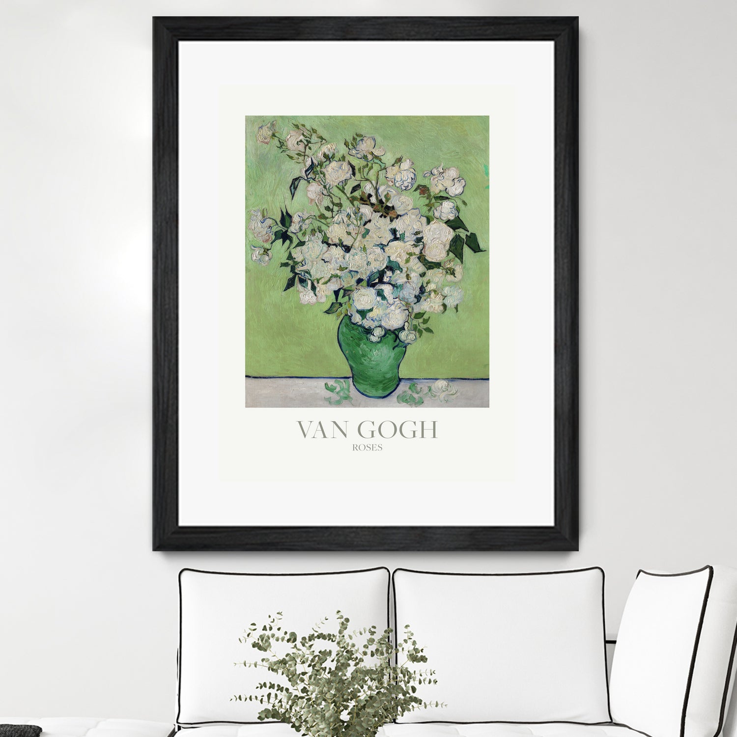 Roses by Vincent Van Gogh on GIANT ART - van gogh paintings van gogh