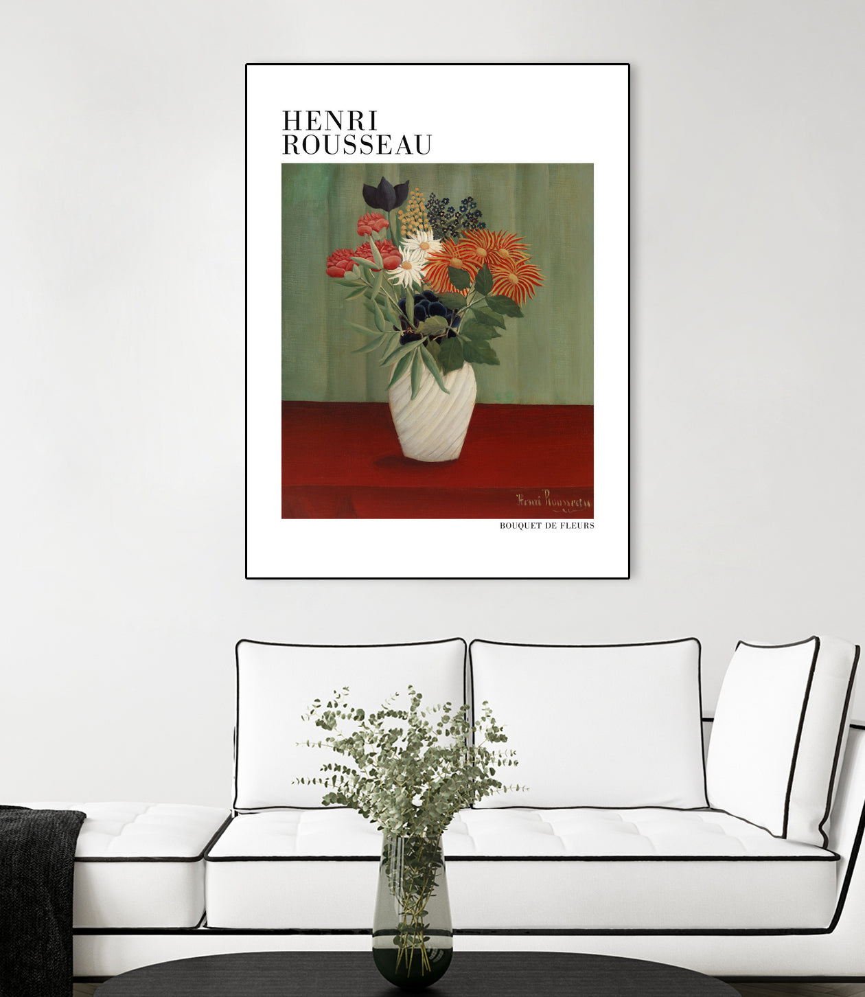 Bouquet De Fleurs by Henri Rousseau on GIANT ART - flower flowers and plants flower