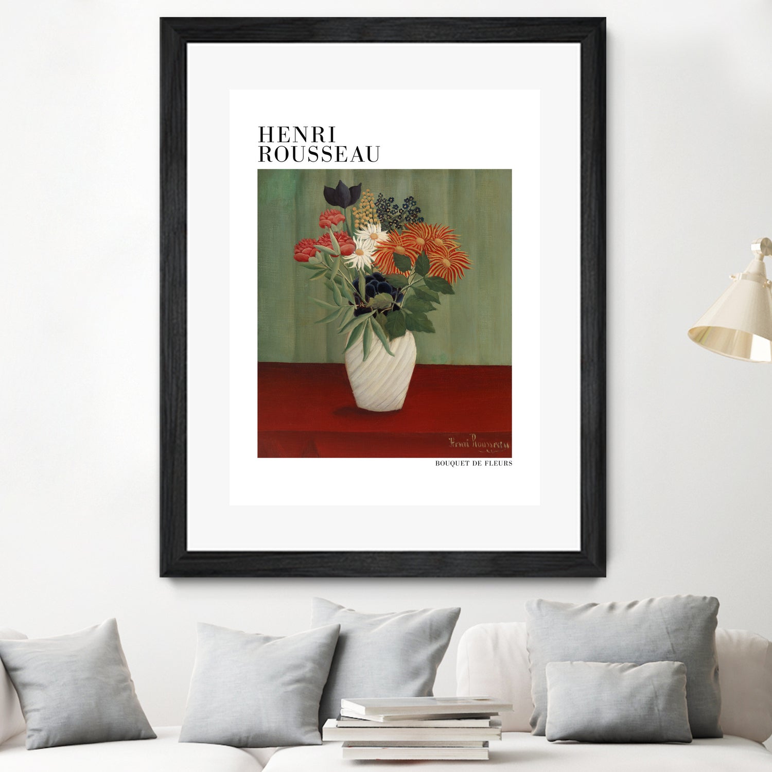 Bouquet De Fleurs by Henri Rousseau on GIANT ART - flower flowers and plants flower
