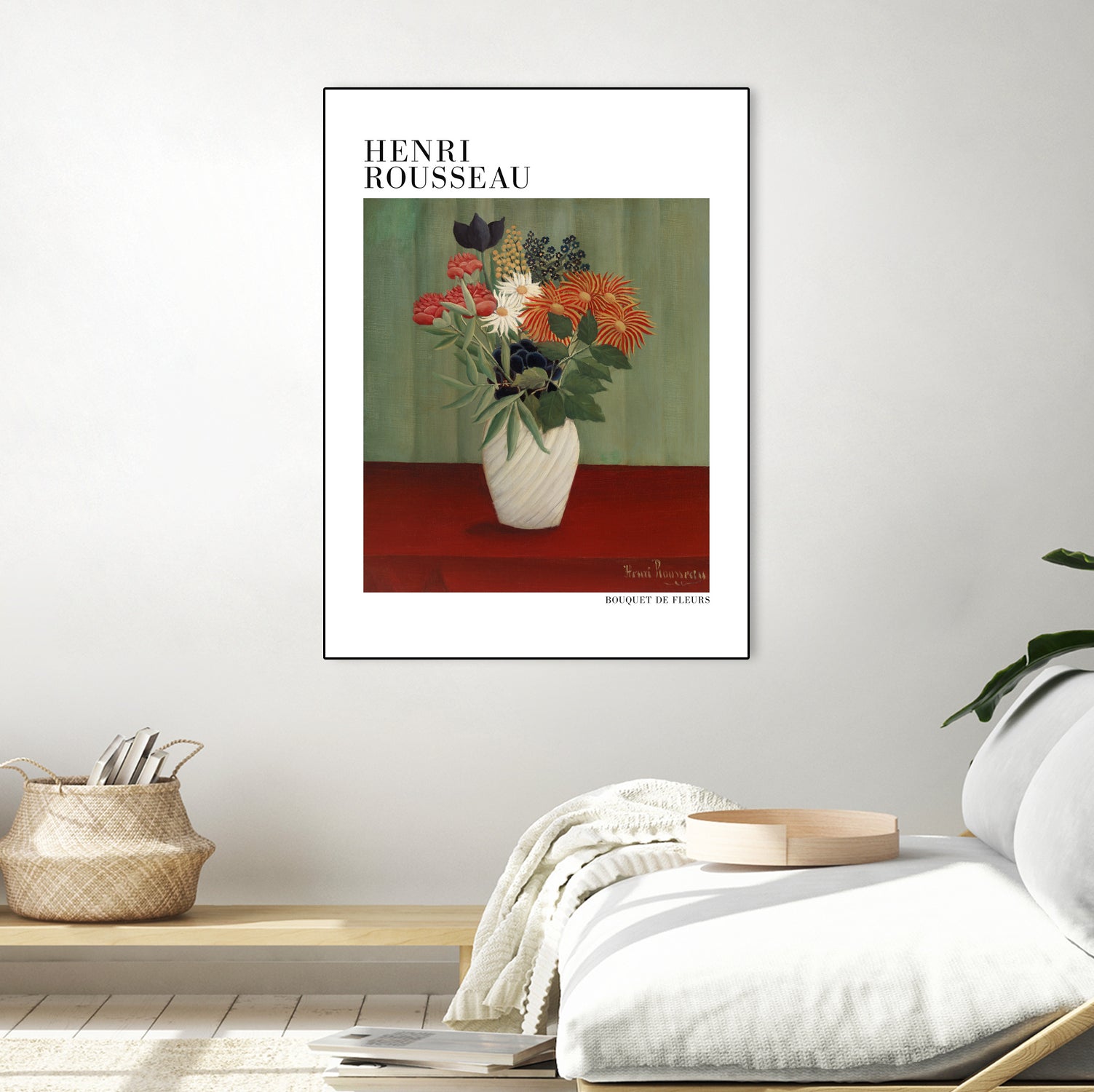 Bouquet De Fleurs by Henri Rousseau on GIANT ART - flower flowers and plants flower
