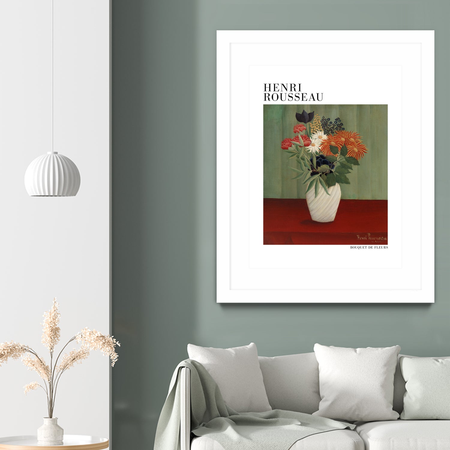 Bouquet De Fleurs by Henri Rousseau on GIANT ART - flower flowers and plants flower