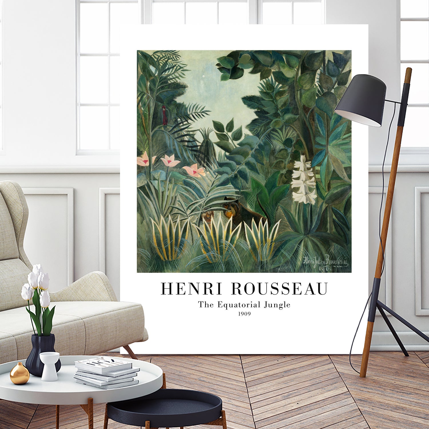 The Equatorial Jungle by Henri Rousseau on GIANT ART - henri rousseau nature and landscapes henri rousseau
