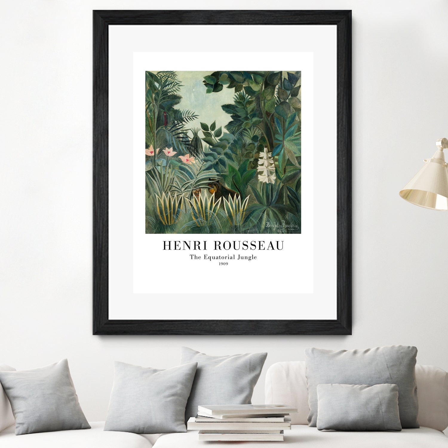 The Equatorial Jungle by Henri Rousseau on GIANT ART - henri rousseau nature and landscapes henri rousseau